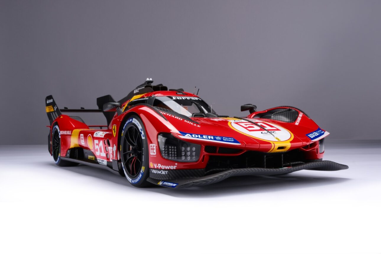 Amalgam 1:8 scale Ferrari 499P 2023 Le Mans Winner