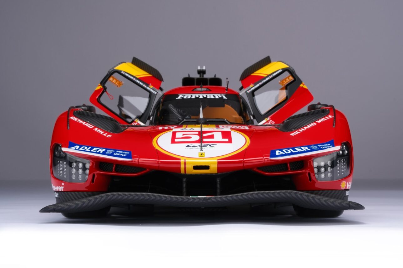 Amalgam 1:8 scale Ferrari 499P 2023 Le Mans Winner