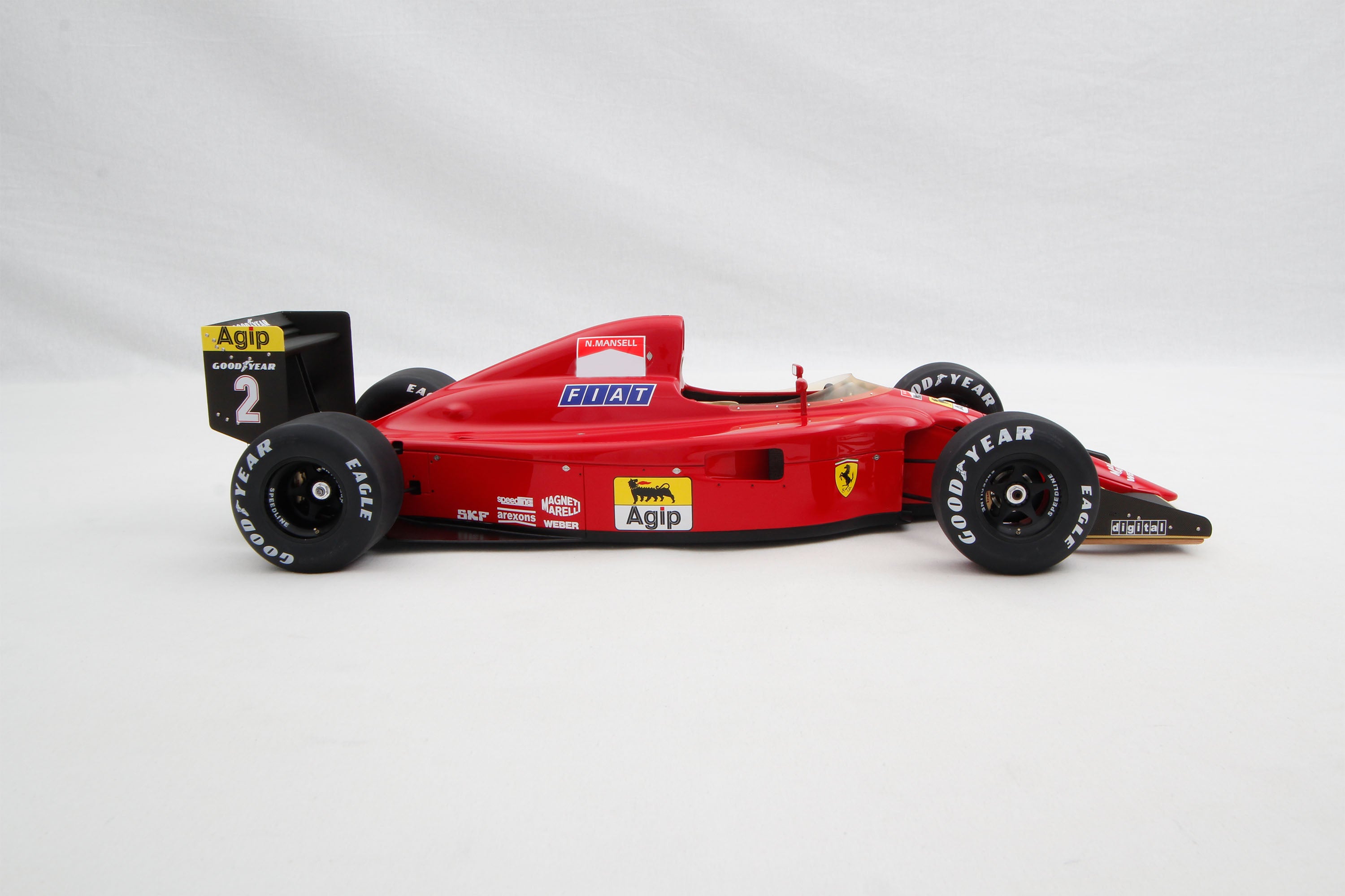 Amalgam 1:8 scale Ferrari 641/2 F1-90 Mansell #2