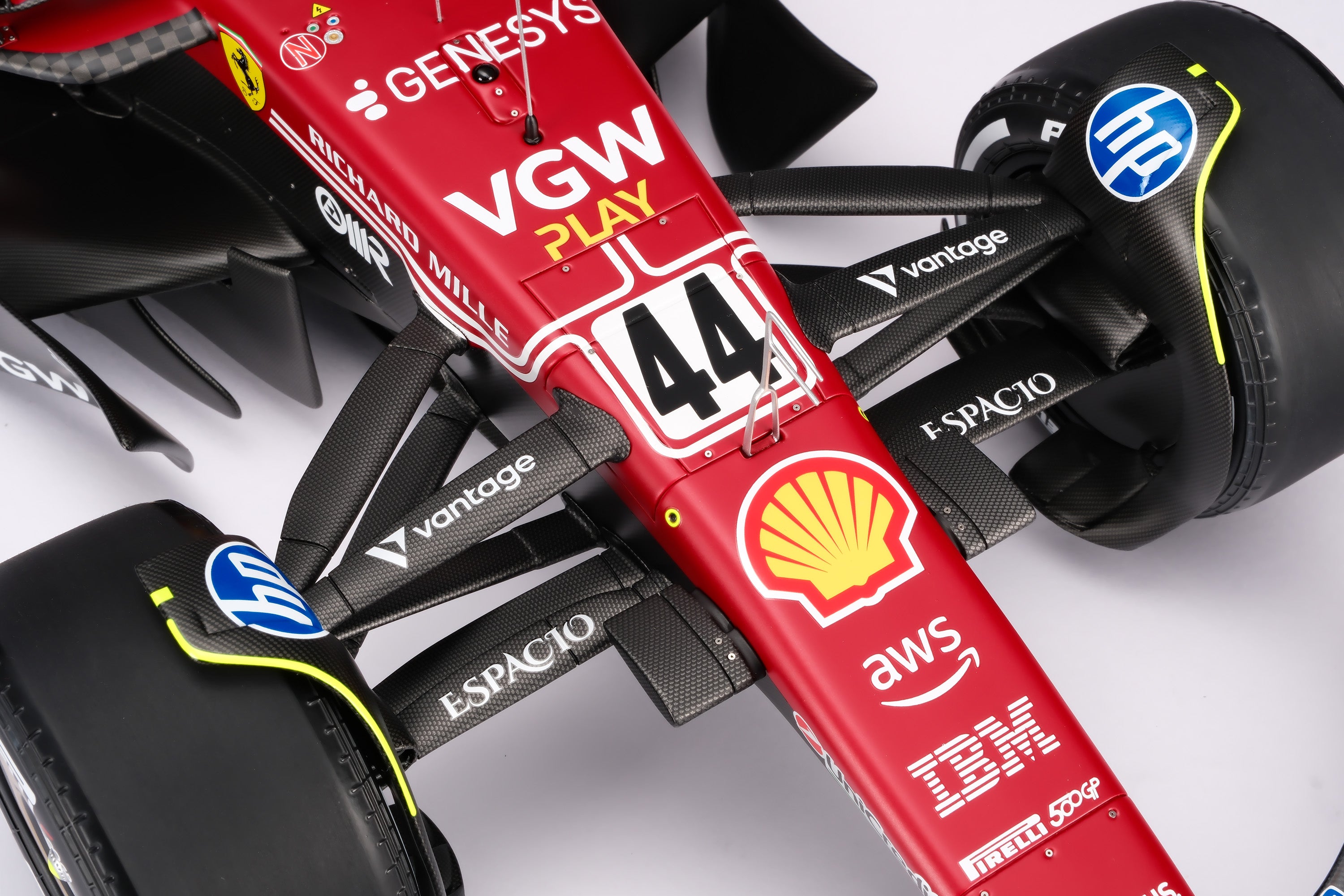 Amalgam 1:8 scale Ferrari SF-25 #44 Hamilton or #16 LeClerc