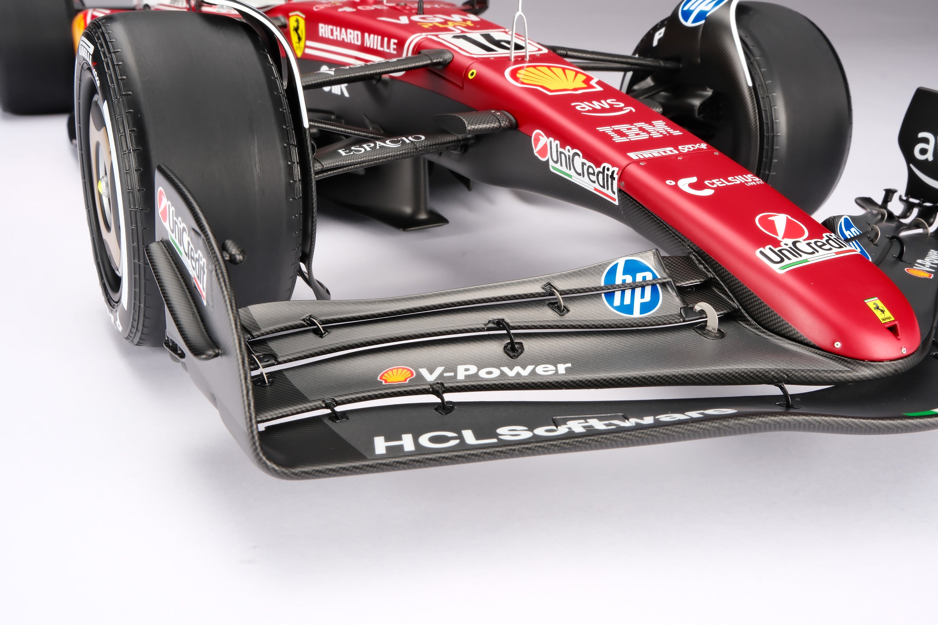 Amalgam 1:8 scale Ferrari SF-25 #44 Hamilton or #16 LeClerc