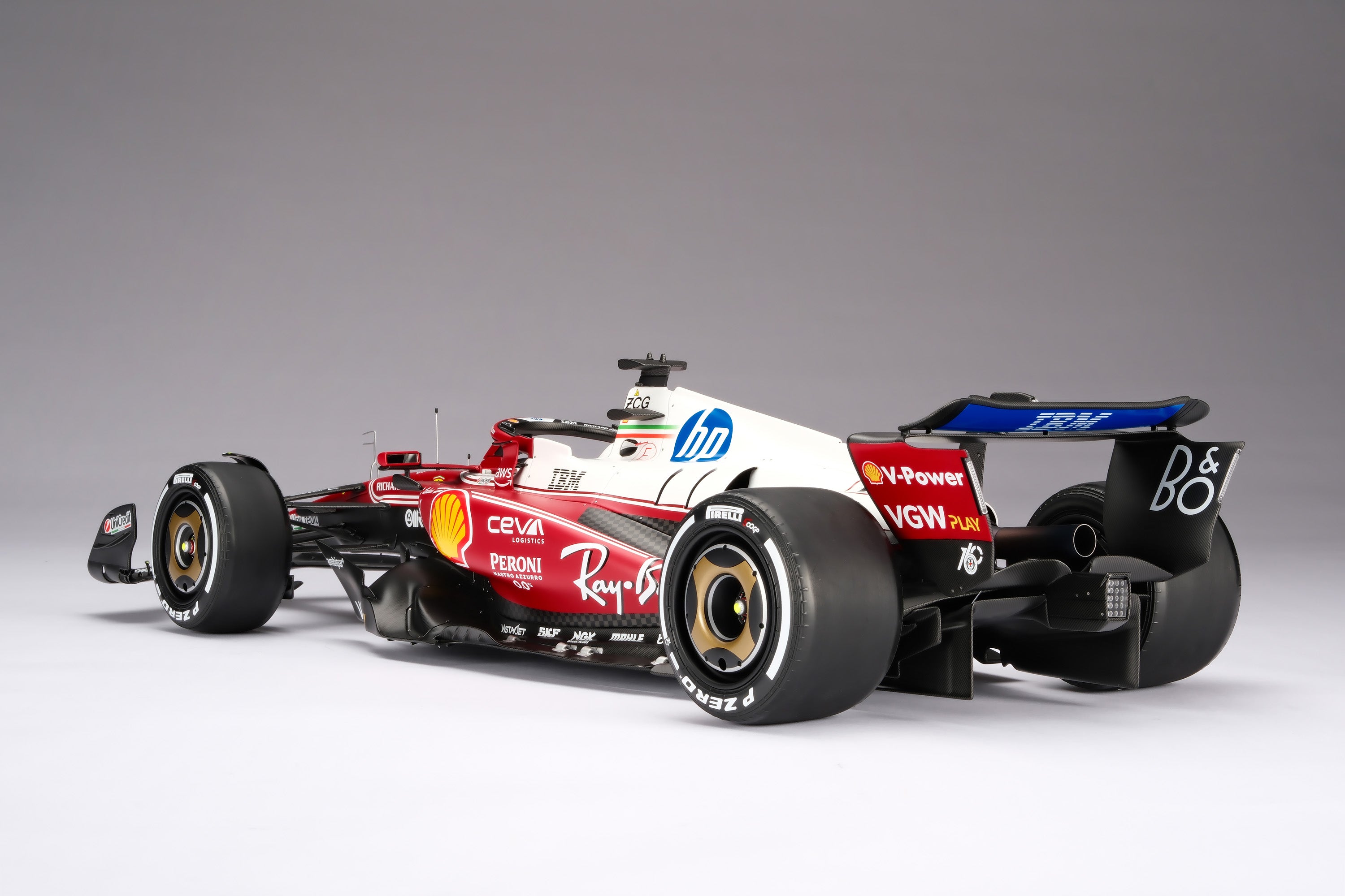 Amalgam 1:8 scale Ferrari SF-25 #44 Hamilton or #16 LeClerc