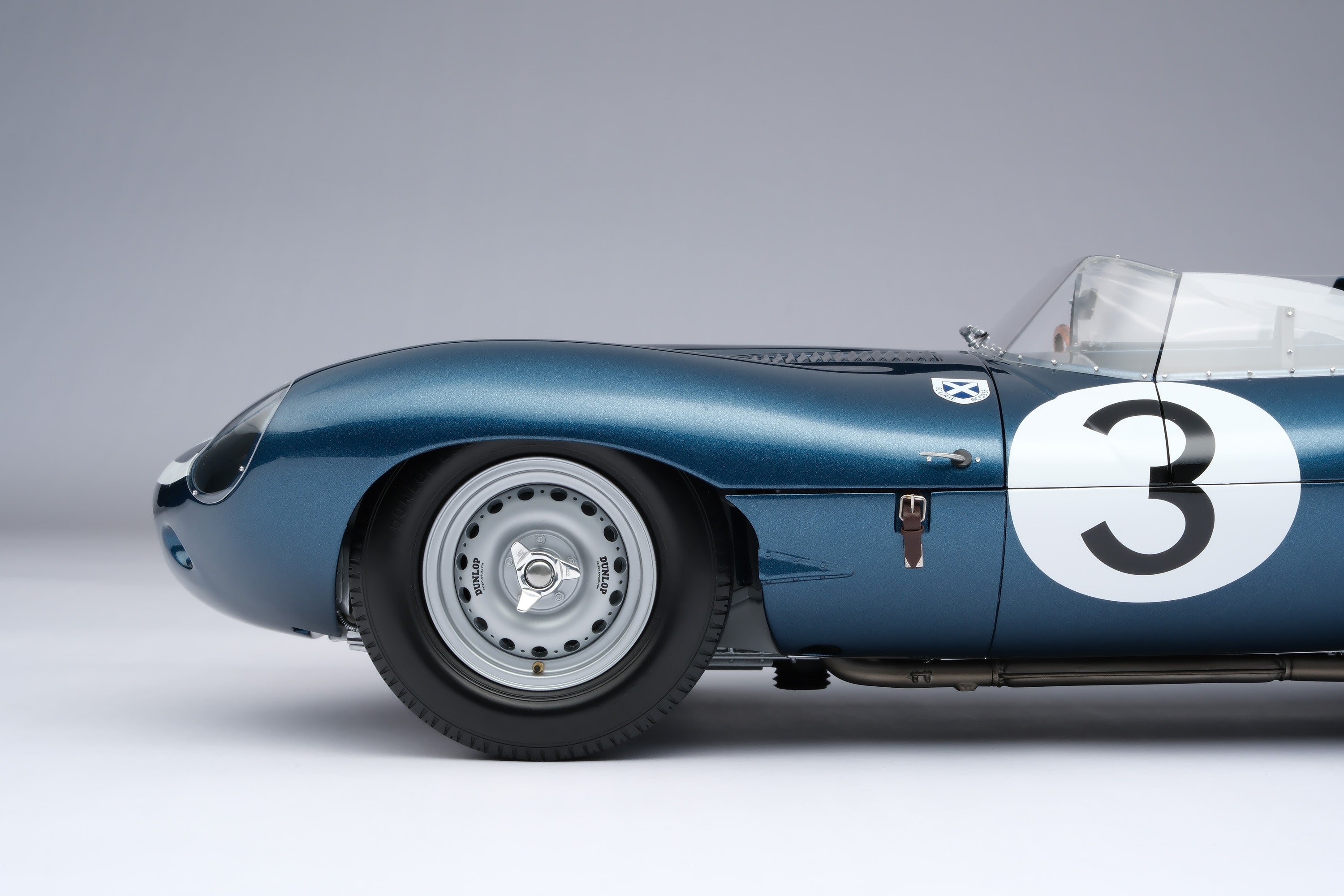 Amalgam Jaguar D Type 1:8 scale #3 1957 Le Mans winner