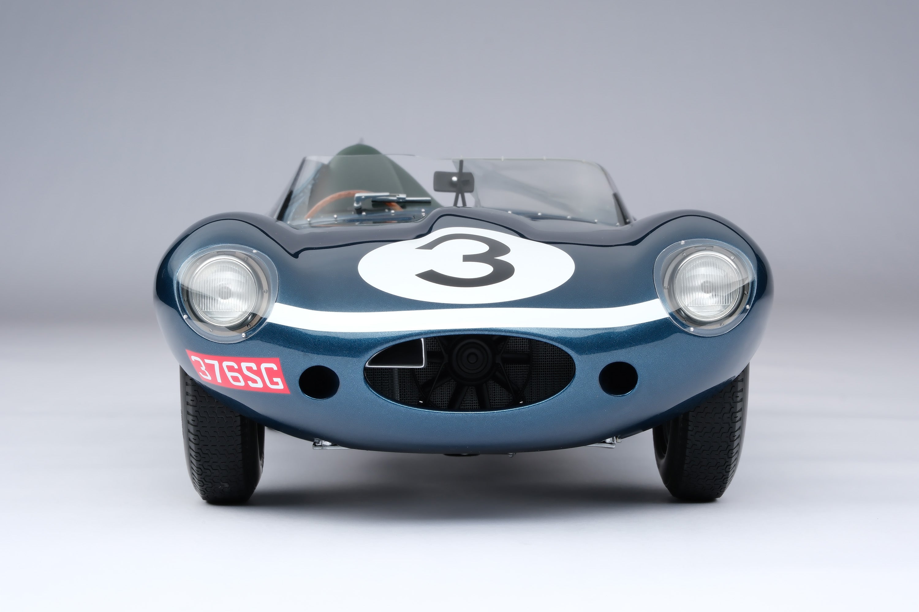 Amalgam Jaguar D Type 1:8 scale #3 1957 Le Mans winner