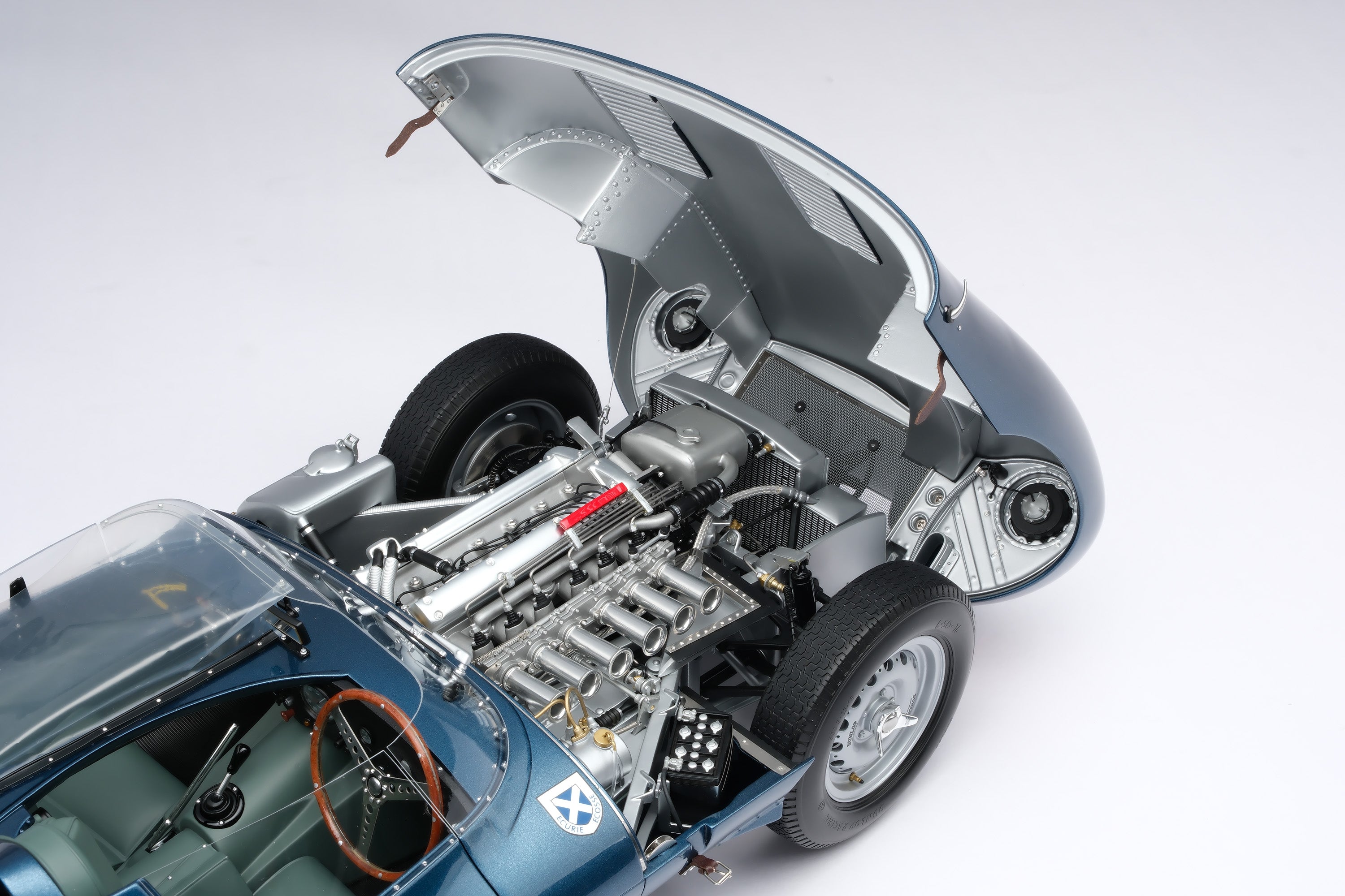 Amalgam Jaguar D Type 1:8 scale #3 1957 Le Mans winner