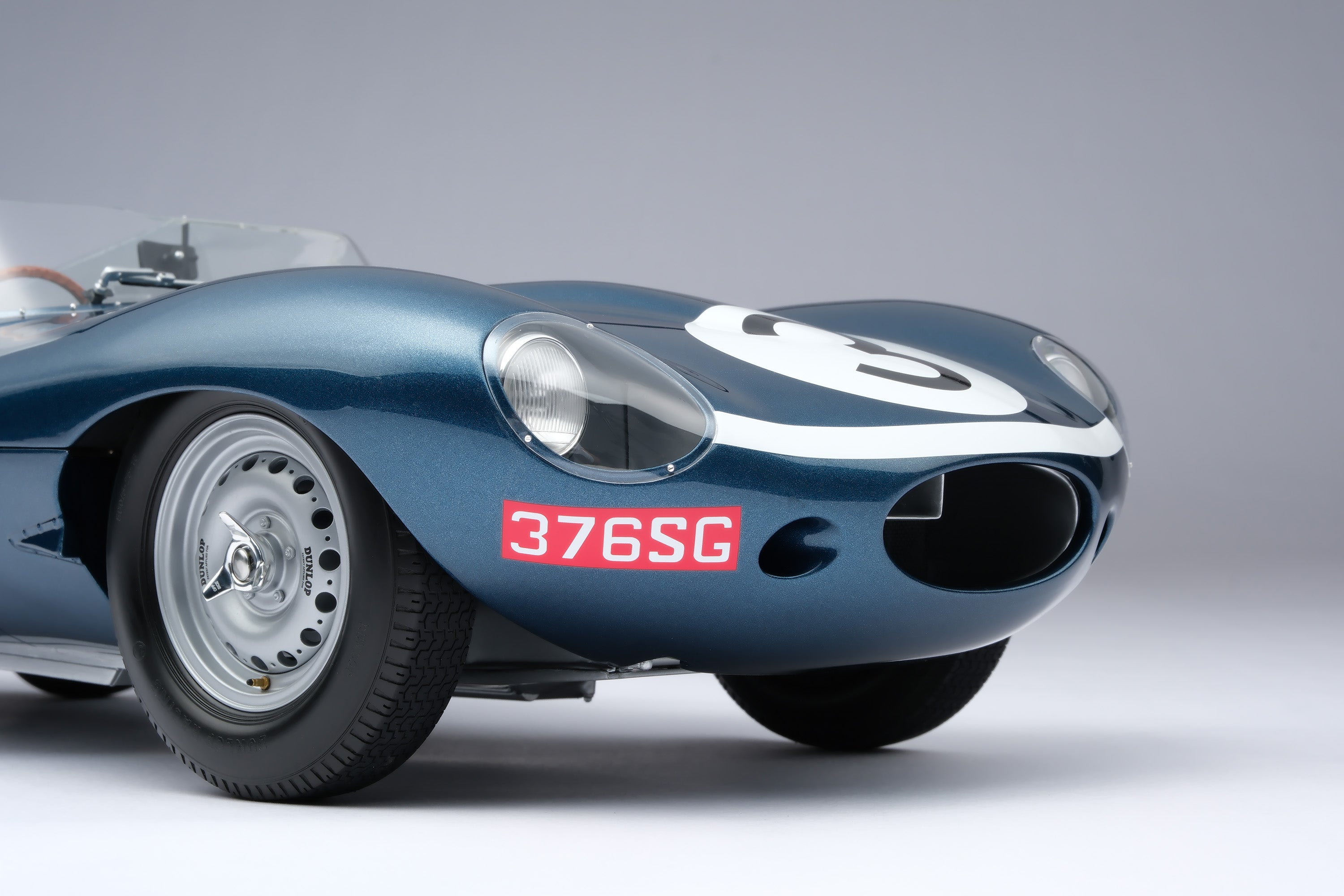 Amalgam Jaguar D Type 1:8 scale #3 1957 Le Mans winner