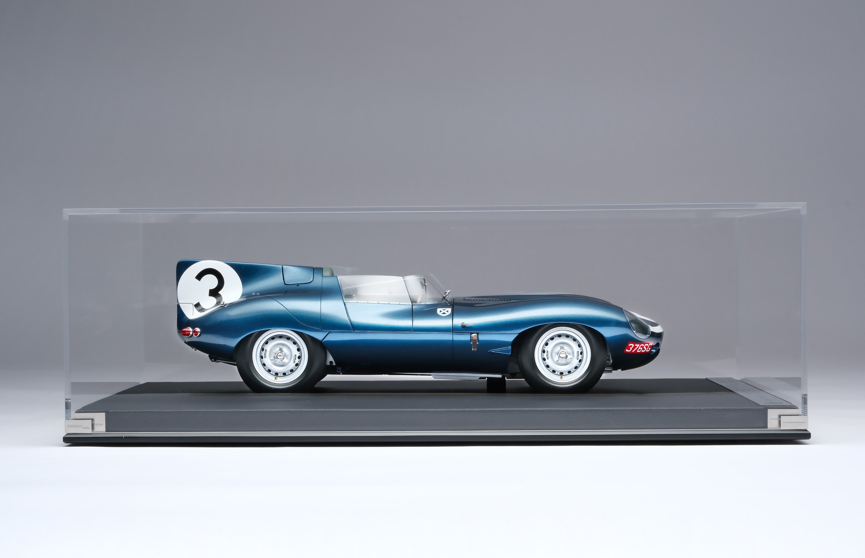 Amalgam Jaguar D Type 1:8 scale #3 1957 Le Mans winner