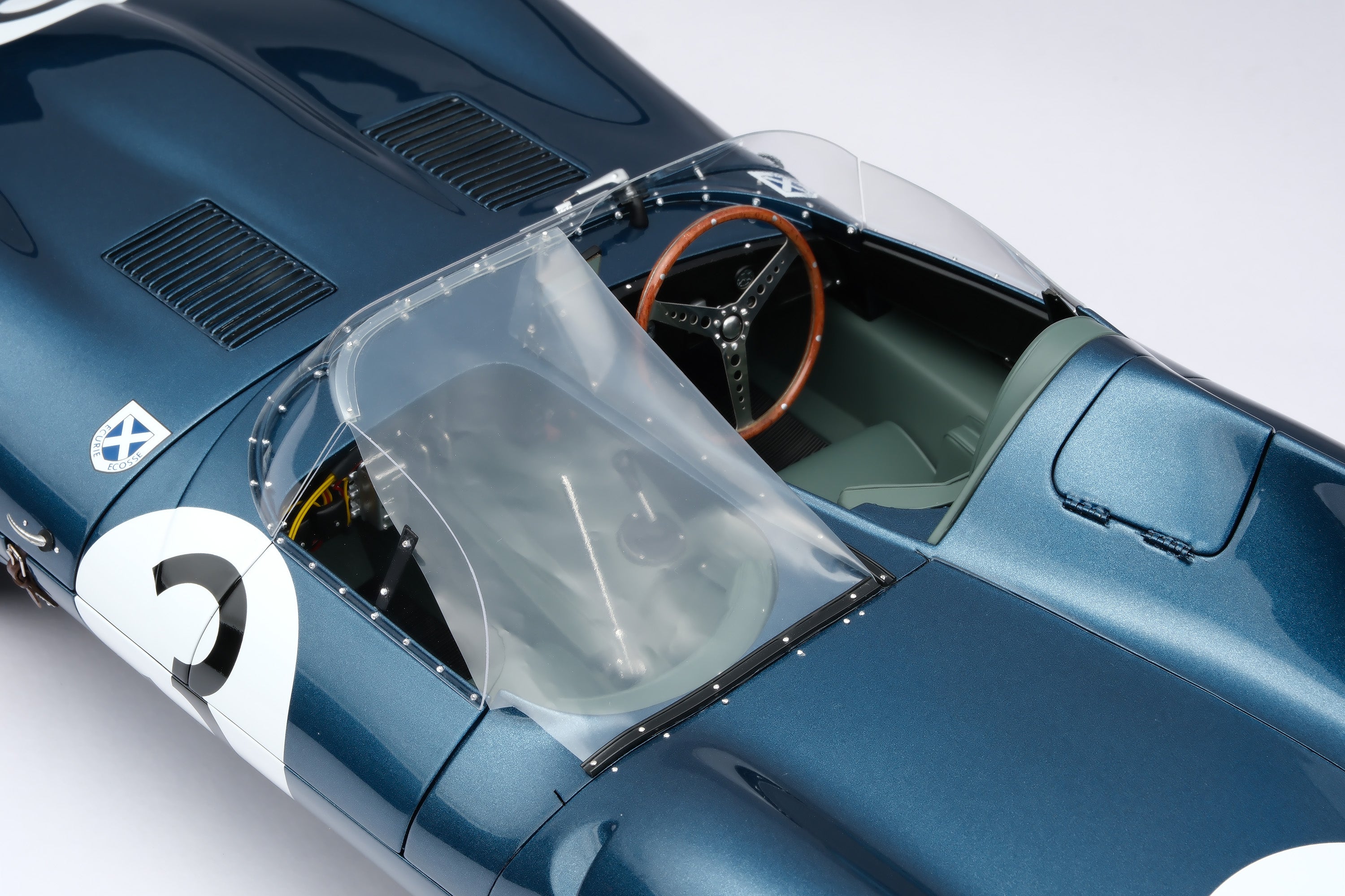 Amalgam Jaguar D Type 1:8 scale #3 1957 Le Mans winner