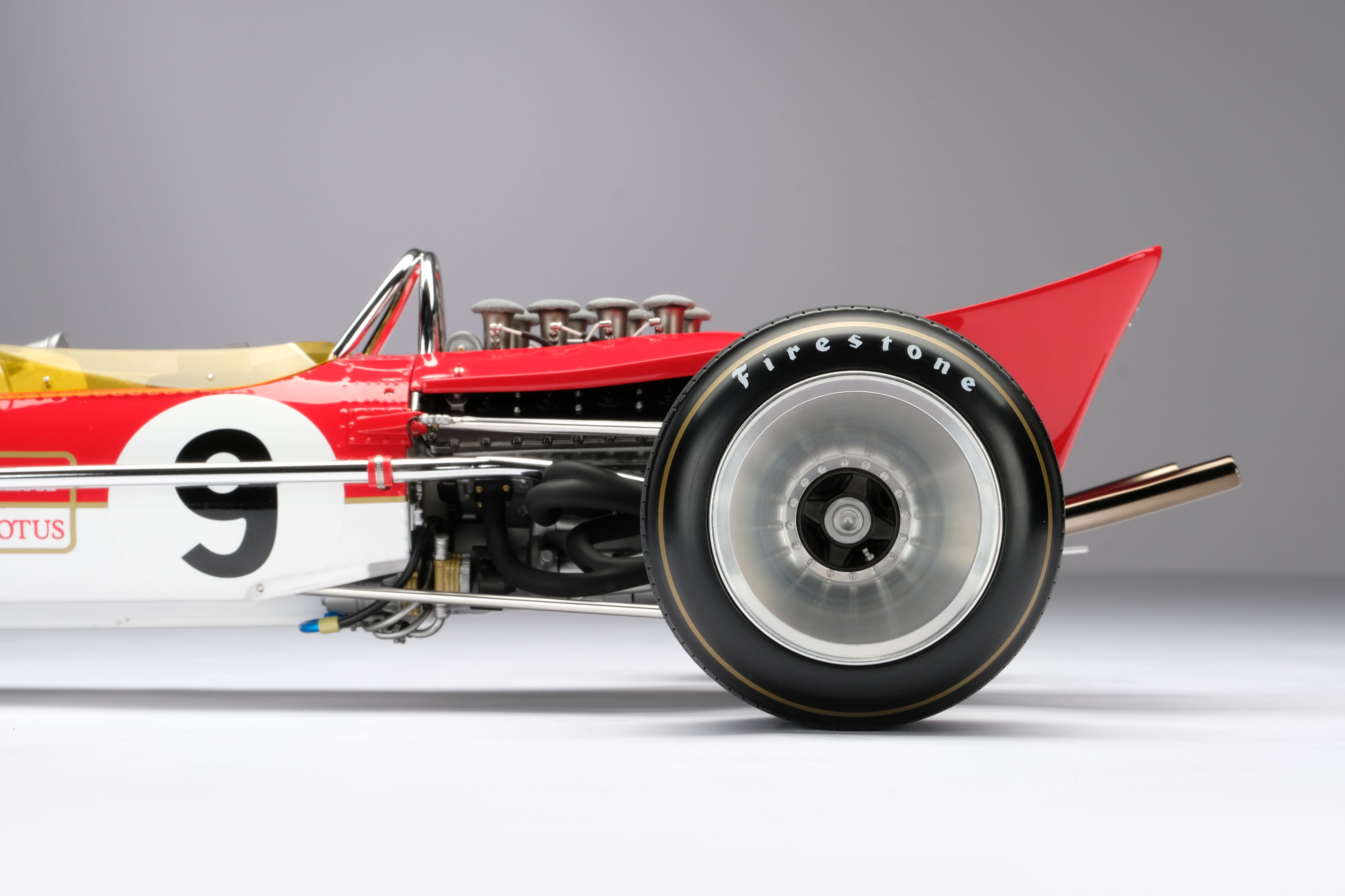 Amalgam 1:8 scale Lotus 49B Graham Hill SPECIAL PRICE SEPTEMBER ONLY!
