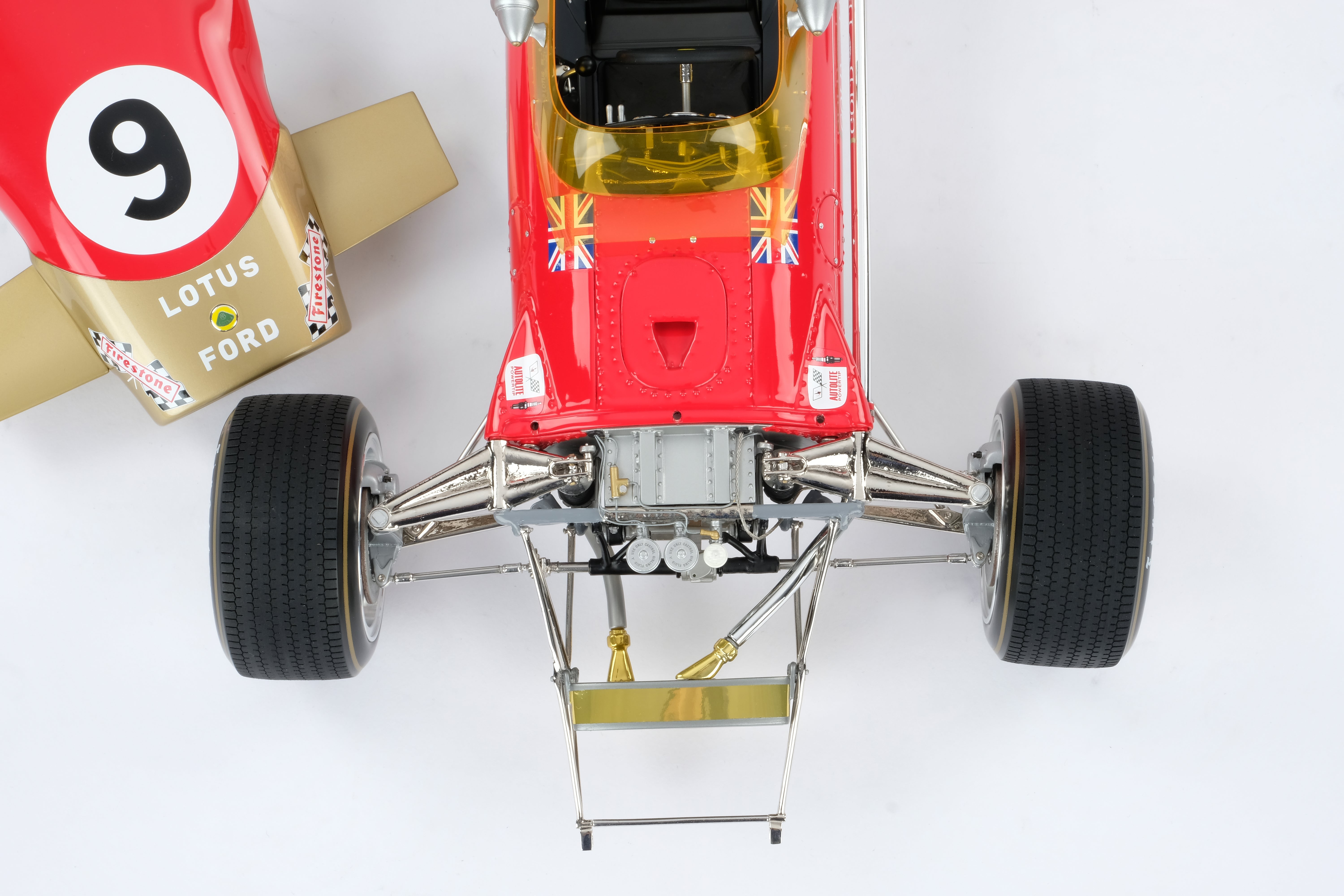 Amalgam 1:8 scale Lotus 49B Graham Hill SPECIAL PRICE SEPTEMBER ONLY!