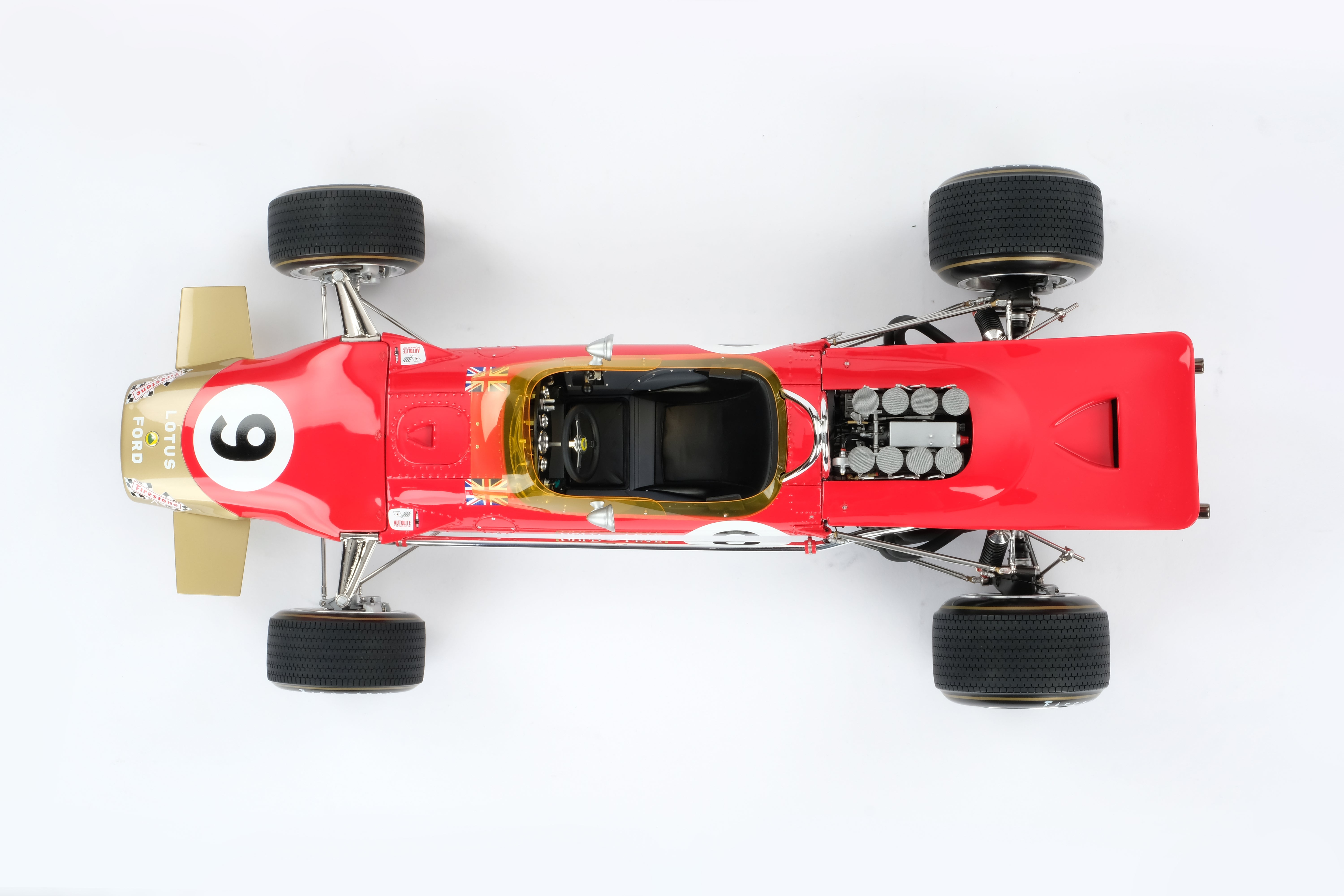 Amalgam 1:8 scale Lotus 49B Graham Hill SPECIAL PRICE SEPTEMBER ONLY!
