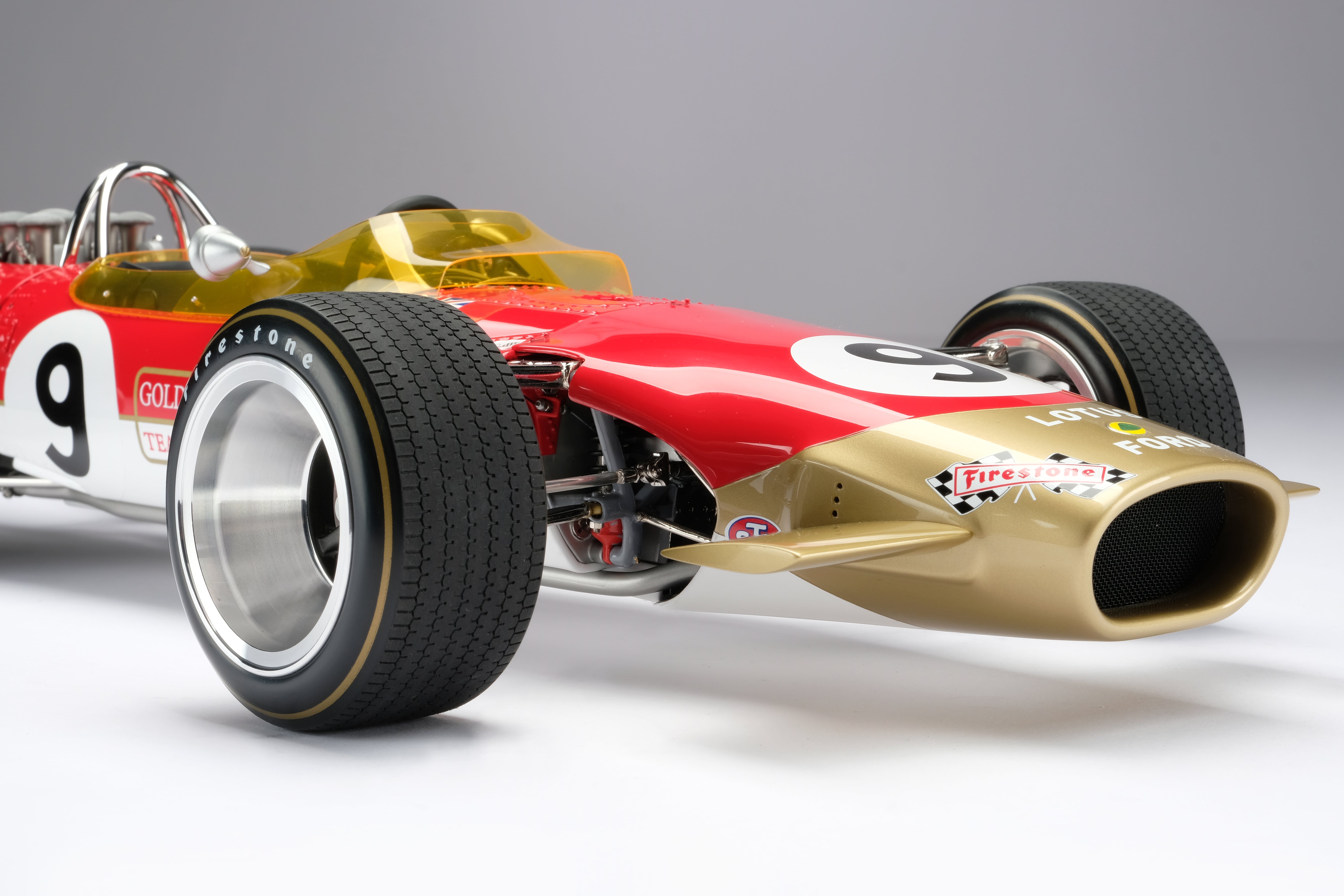 Amalgam 1:8 scale Lotus 49B Graham Hill SPECIAL PRICE SEPTEMBER ONLY!