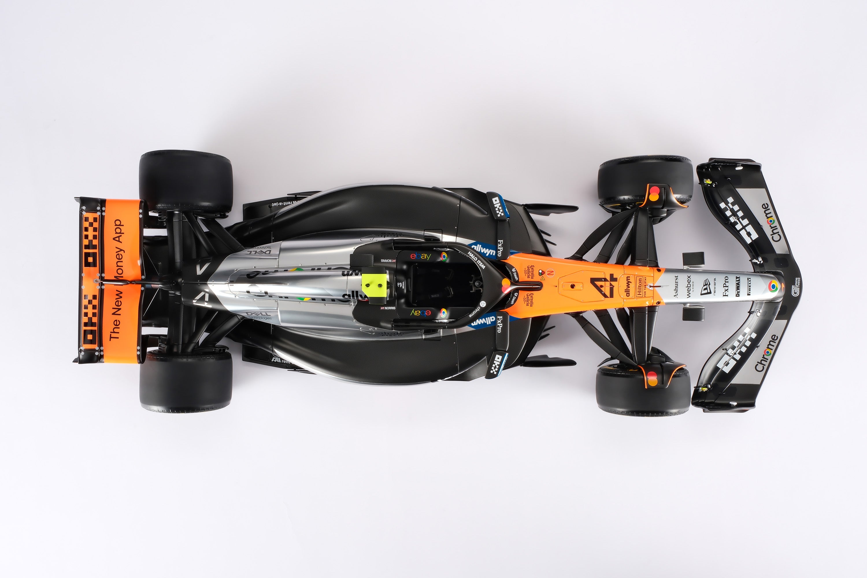 Amalgam McLaren MCL39 1:8 scale #4 Norris British Grand Prix winner 2025