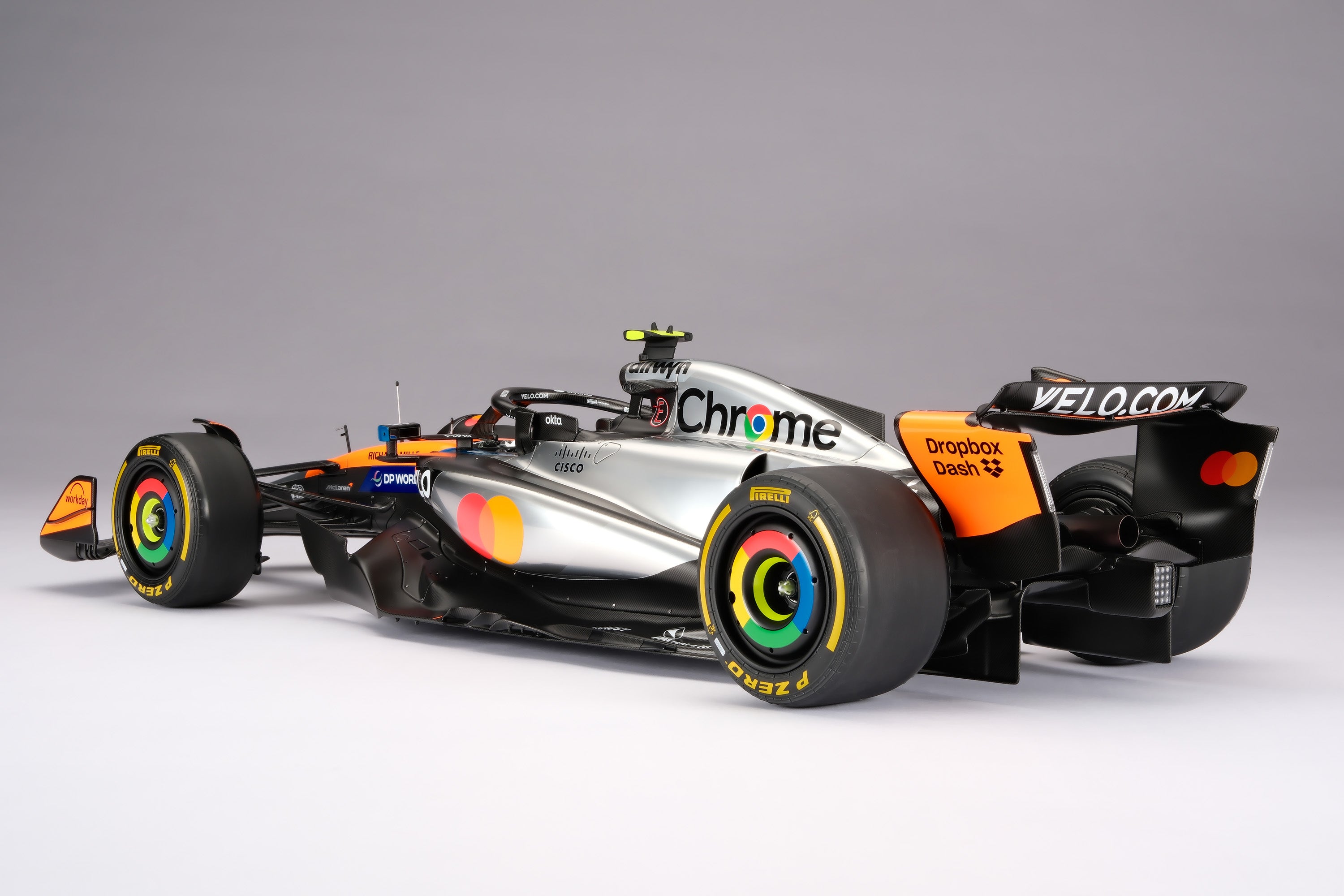 Amalgam McLaren MCL39 1:8 scale #4 Norris British Grand Prix winner 2025