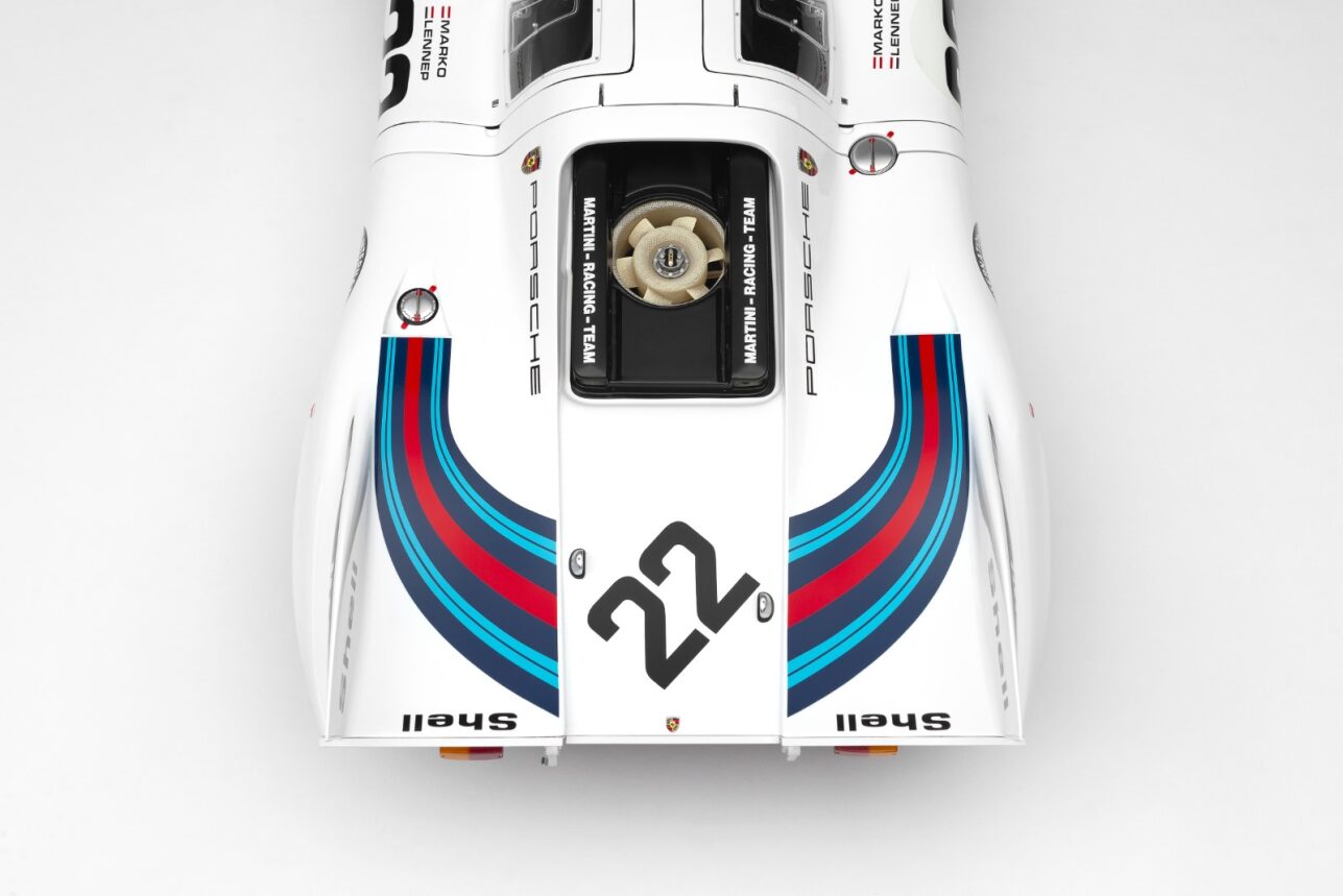 Amalgam Porsche 917K Le Mans 1971 Winner #22 Martini Livery 1:8 scale