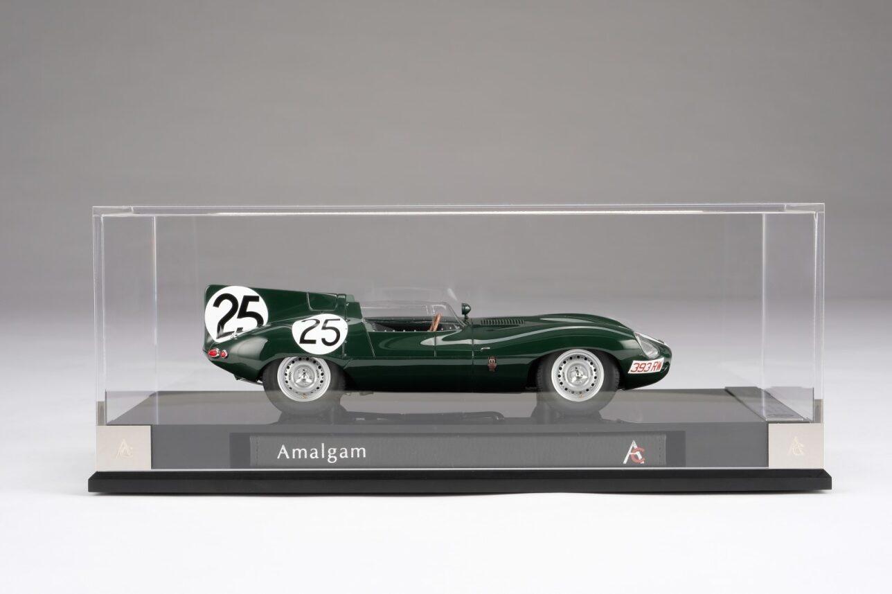 Amalgam 1:18 scale Jaguar D Type #25 1956 winner Reims 12 Hour
