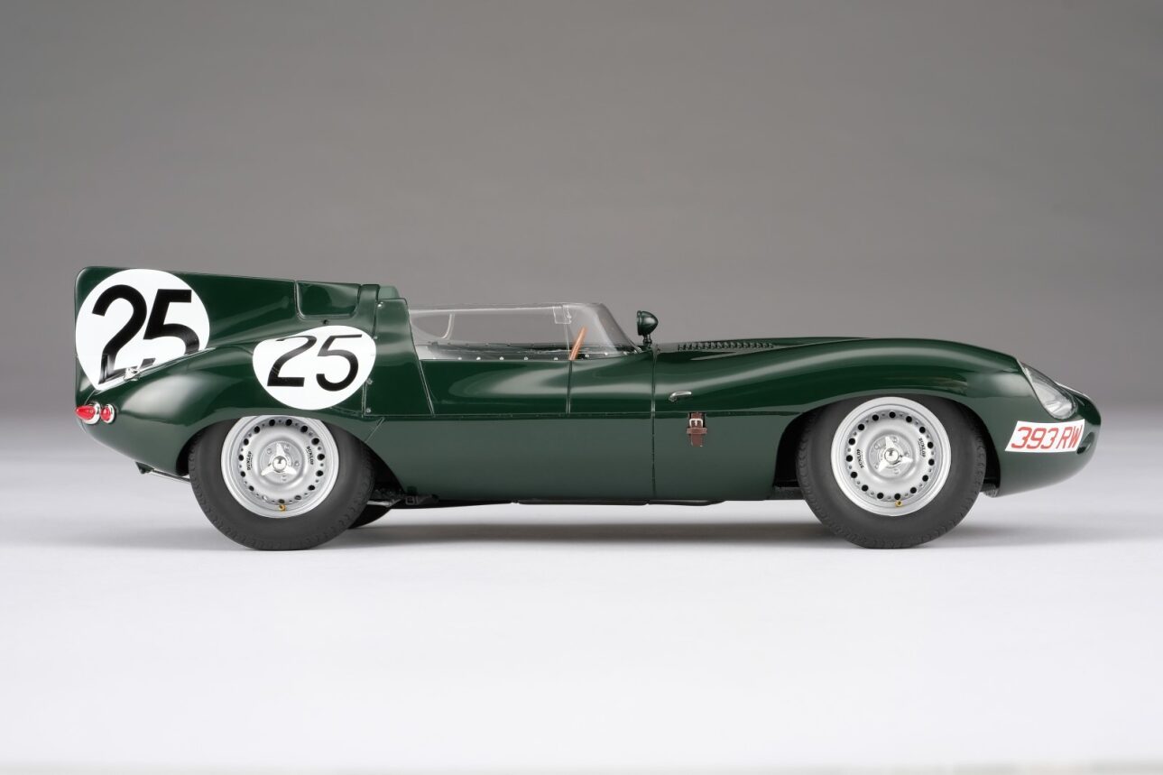 Amalgam 1:18 scale Jaguar D Type #25 1956 winner Reims 12 Hour