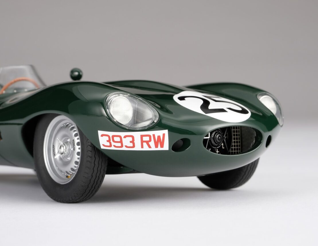 Amalgam 1:18 scale Jaguar D Type #25 1956 winner Reims 12 Hour