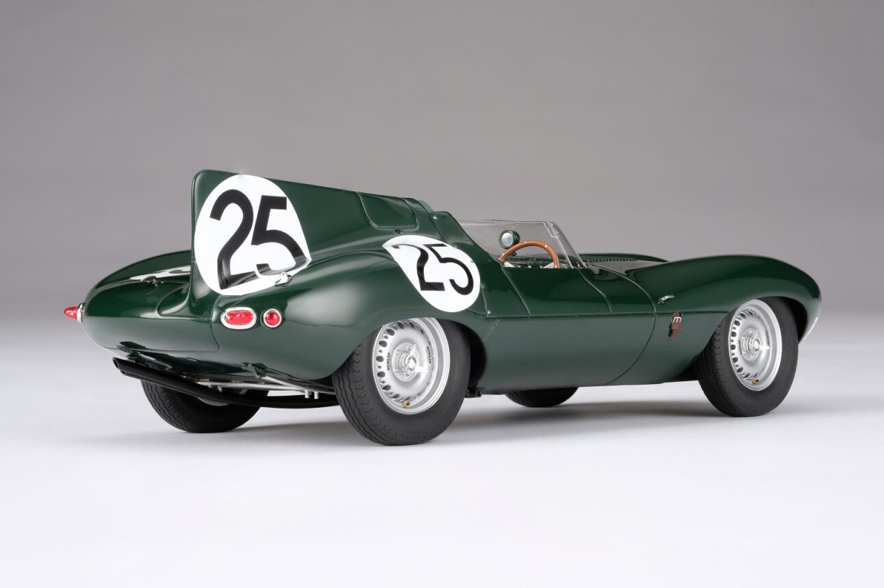 Amalgam 1:18 scale Jaguar D Type #25 1956 winner Reims 12 Hour