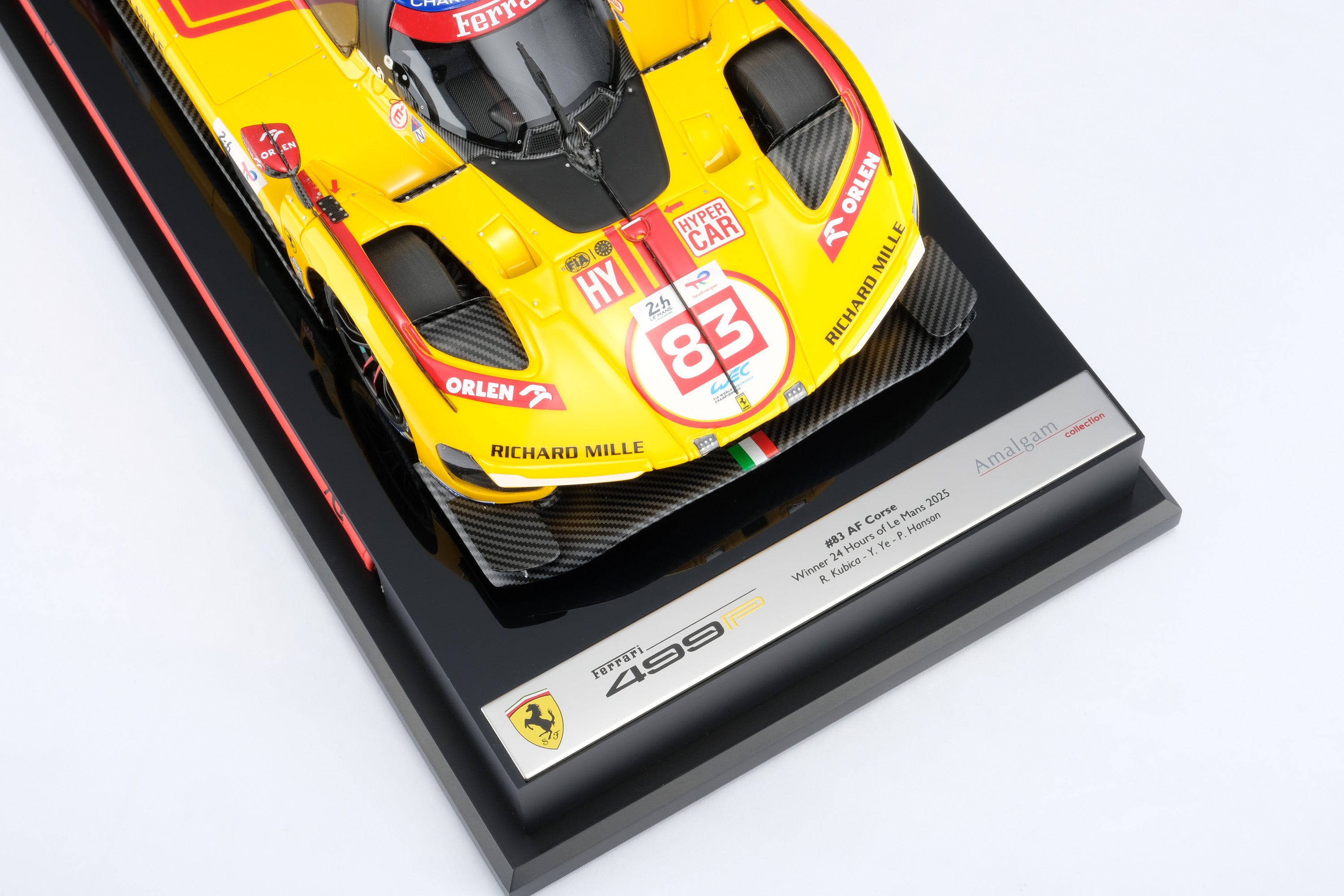 Amalgam 1:18 scale Ferrari 499P #83 2025 Le Mans Winner