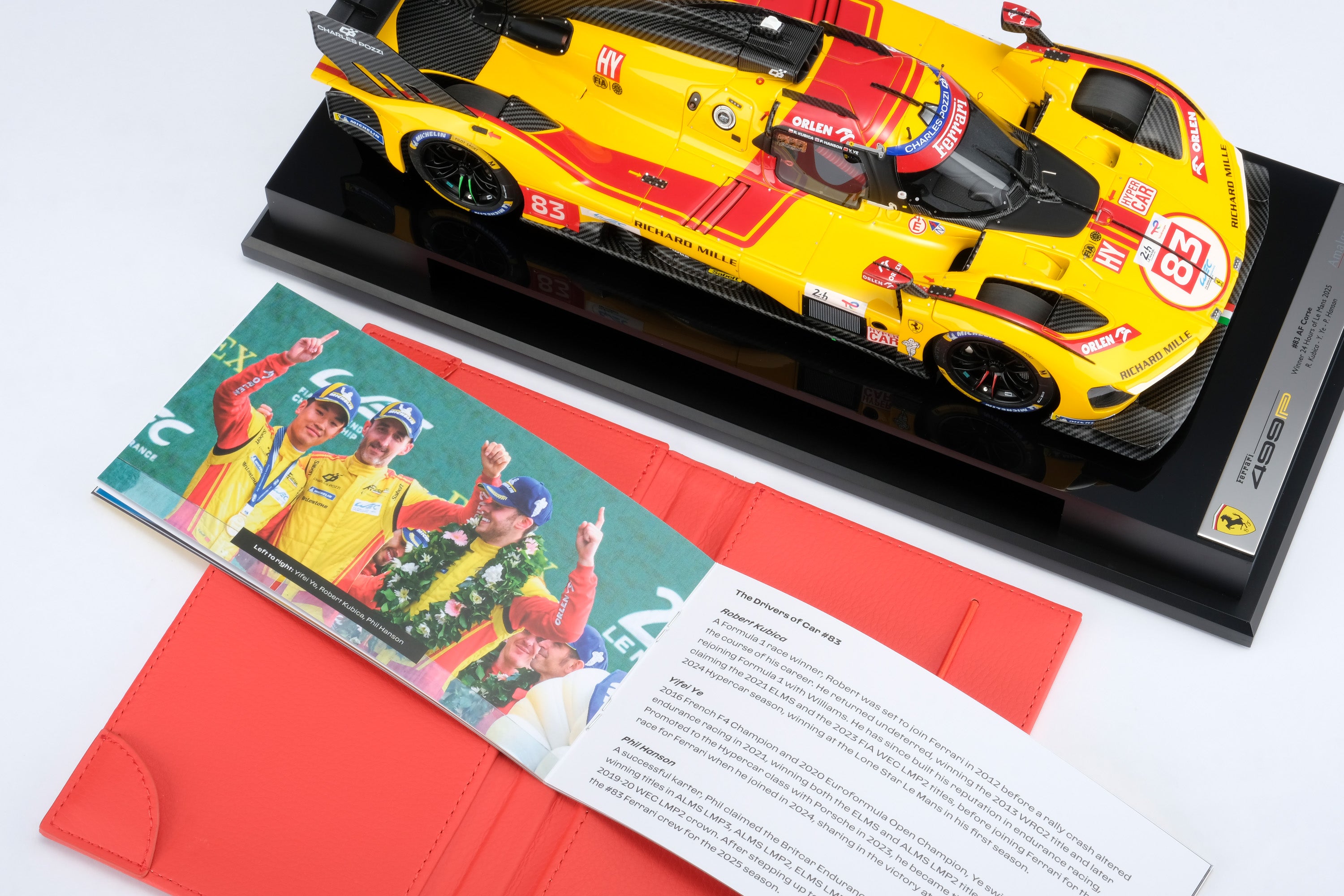 Amalgam 1:18 scale Ferrari 499P #83 2025 Le Mans Winner