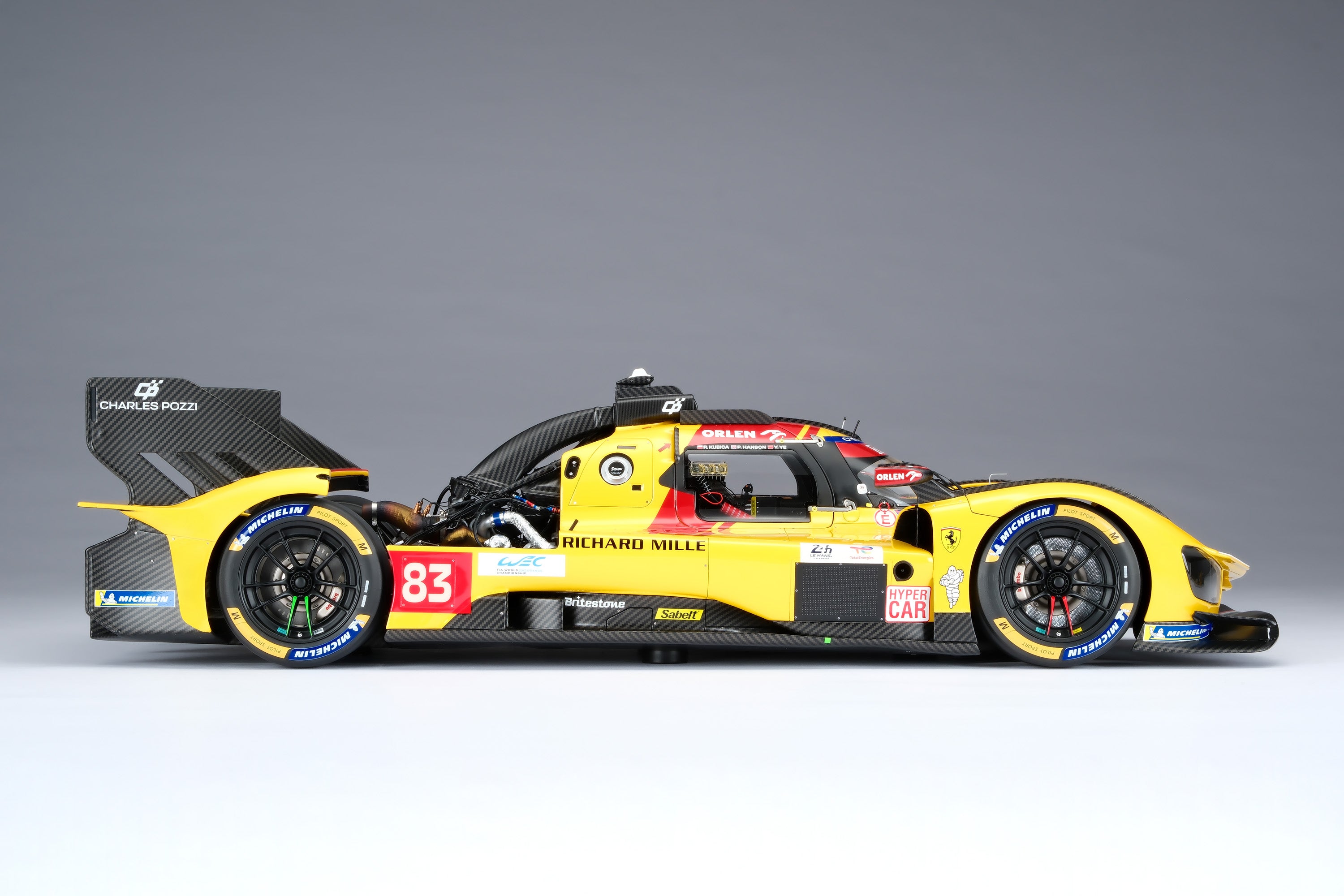 Amalgam 1:8 scale Ferrari 499P 2025 Le Mans Winner