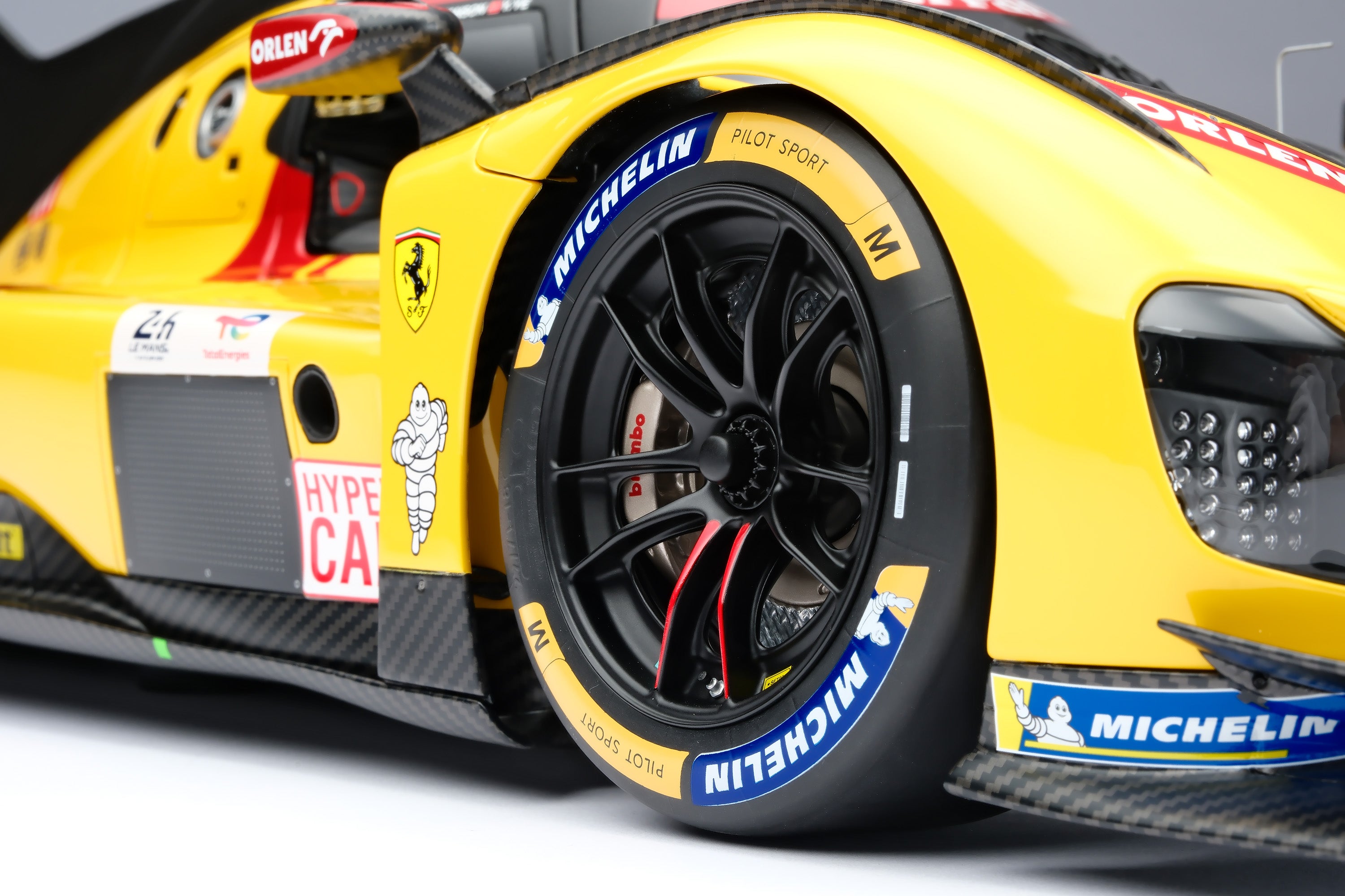 Amalgam 1:8 scale Ferrari 499P 2025 Le Mans Winner