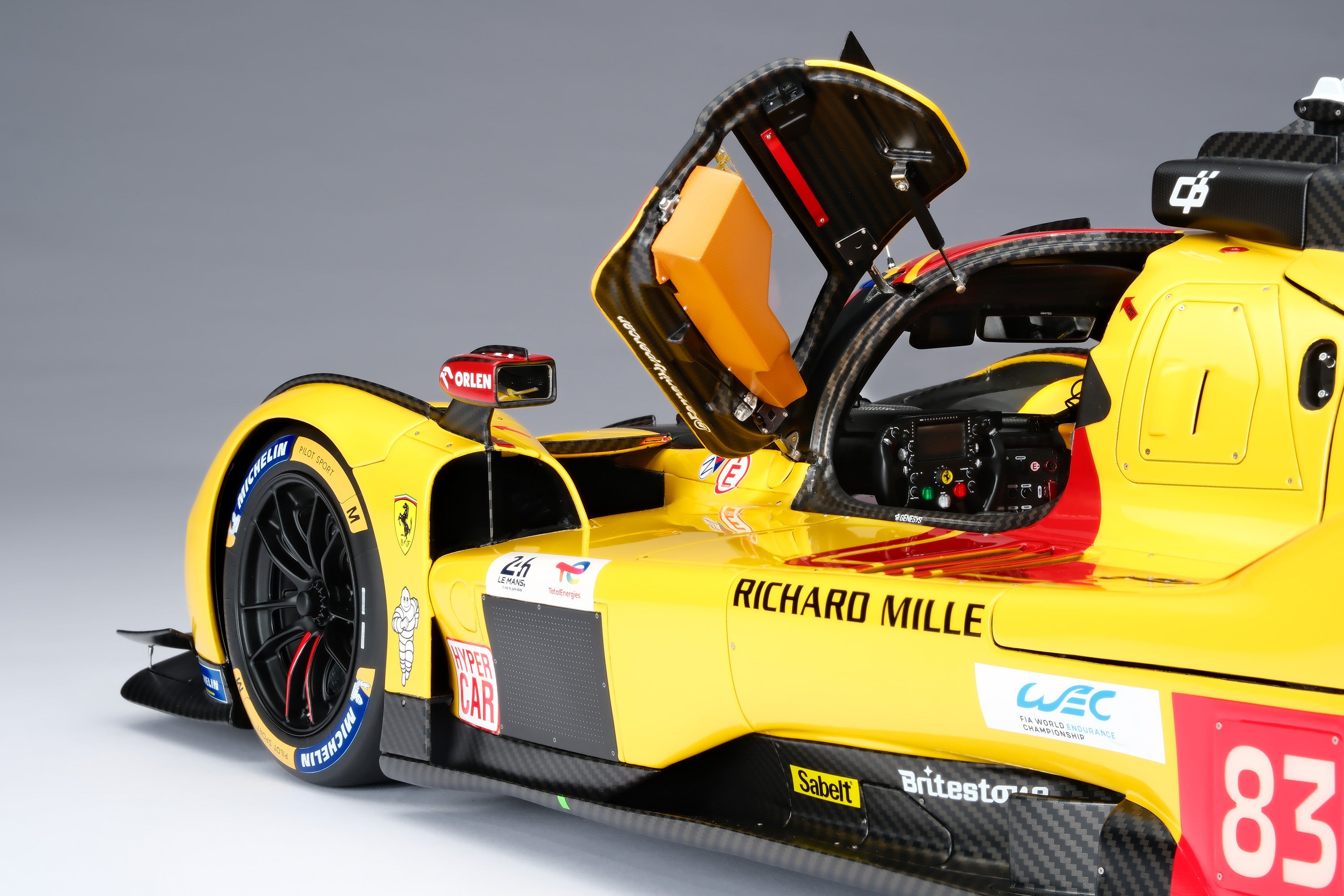 Amalgam 1:8 scale Ferrari 499P 2025 Le Mans Winner