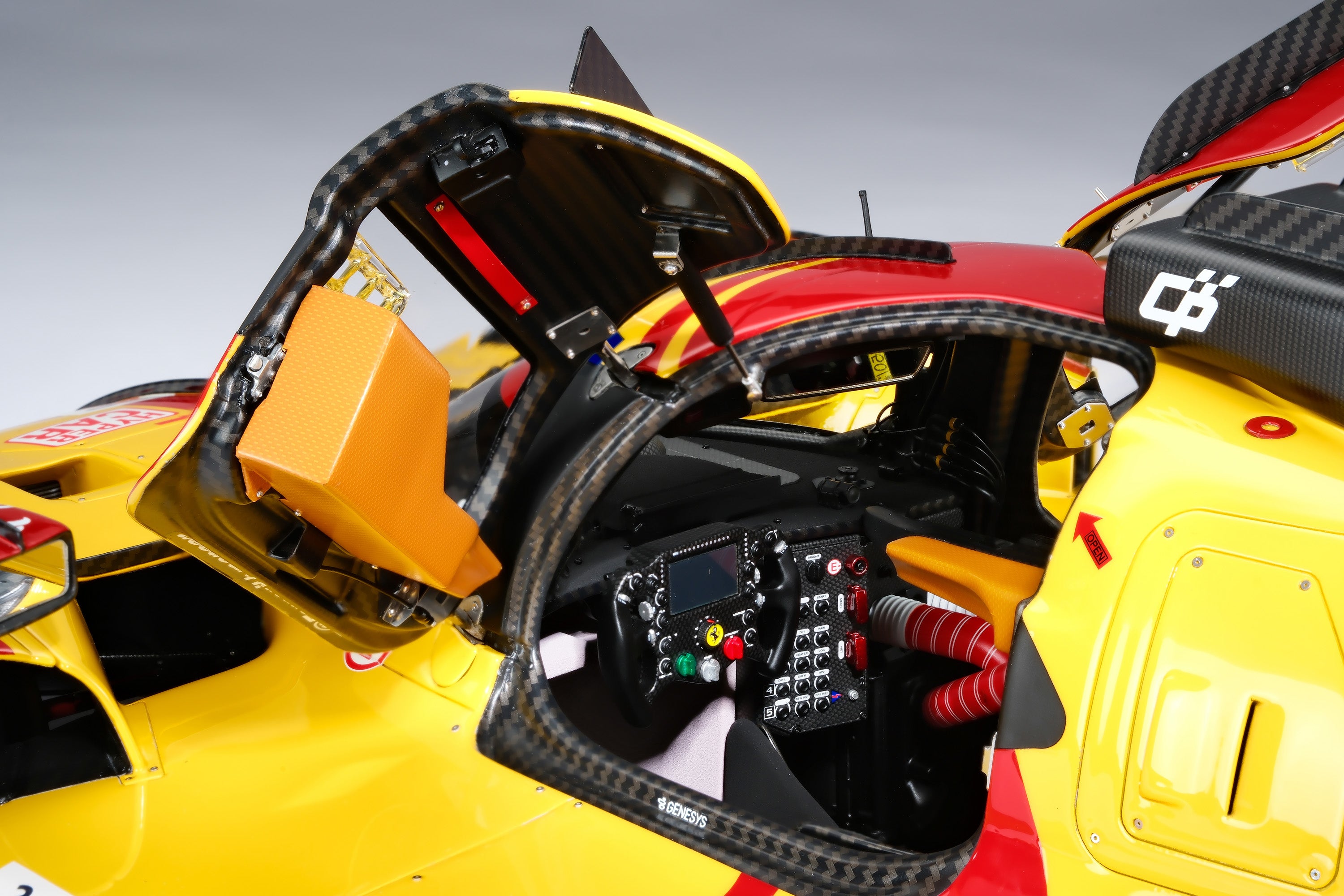 Amalgam 1:8 scale Ferrari 499P 2025 Le Mans Winner