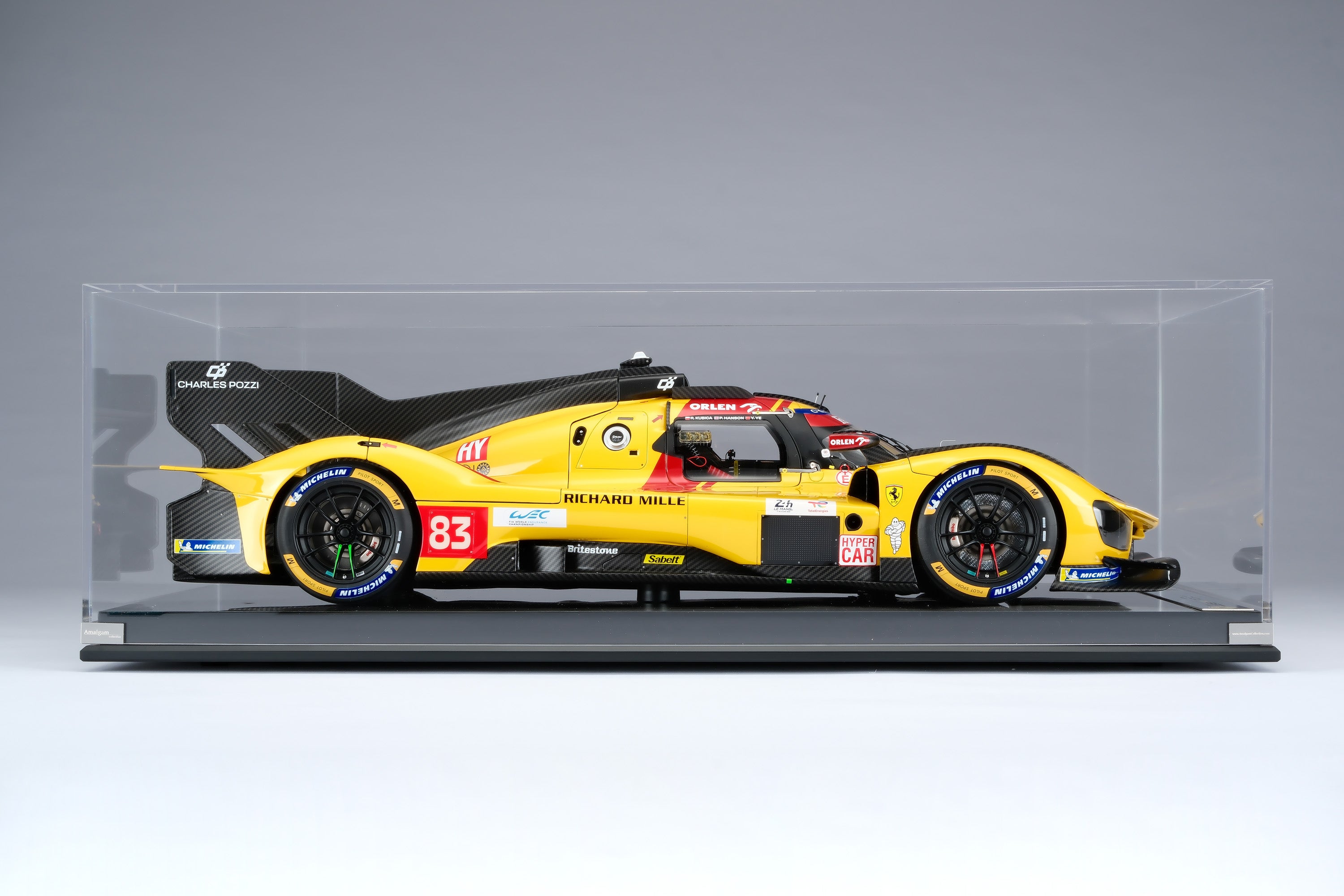 Amalgam 1:8 scale Ferrari 499P 2025 Le Mans Winner