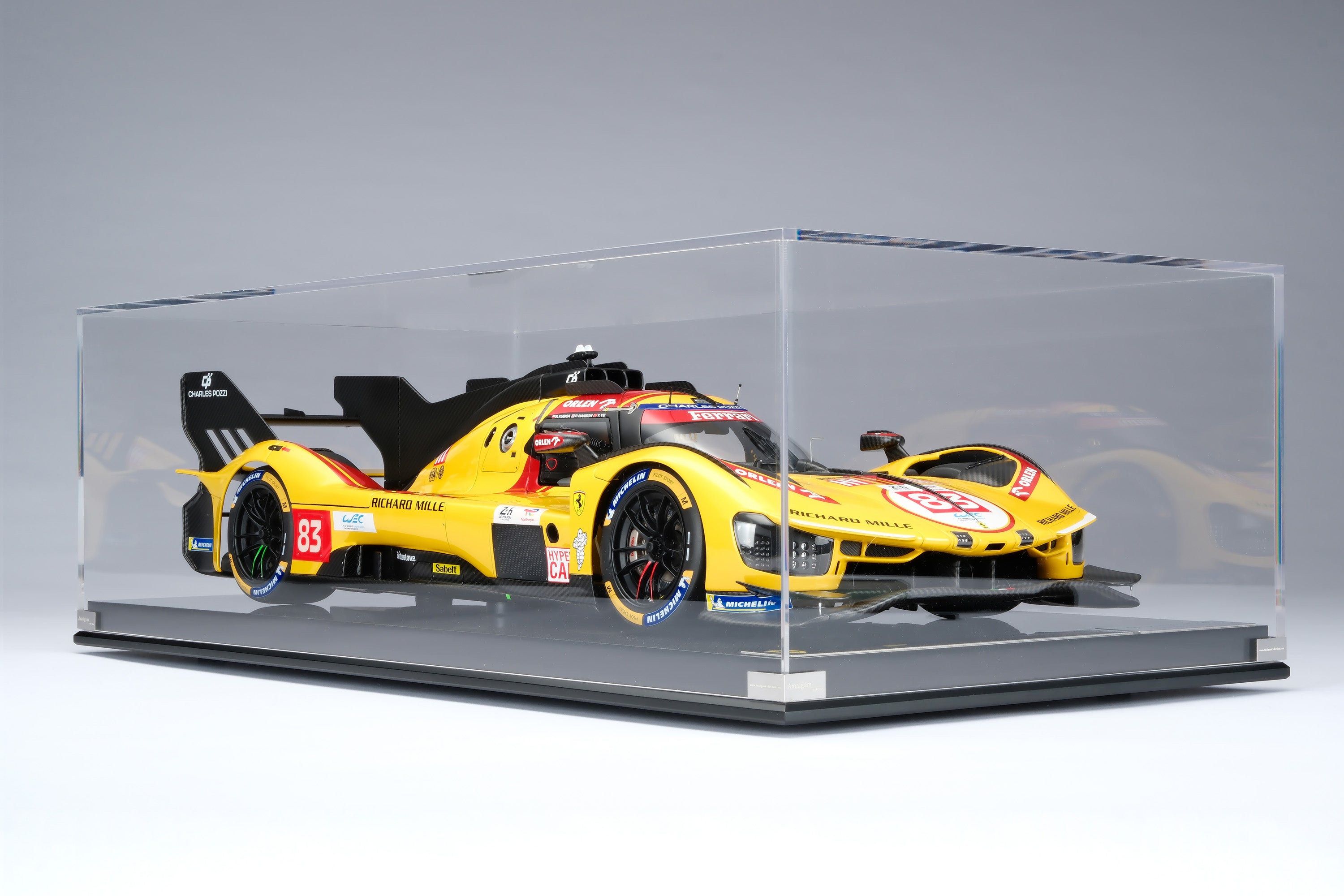 Amalgam 1:8 scale Ferrari 499P 2025 Le Mans Winner