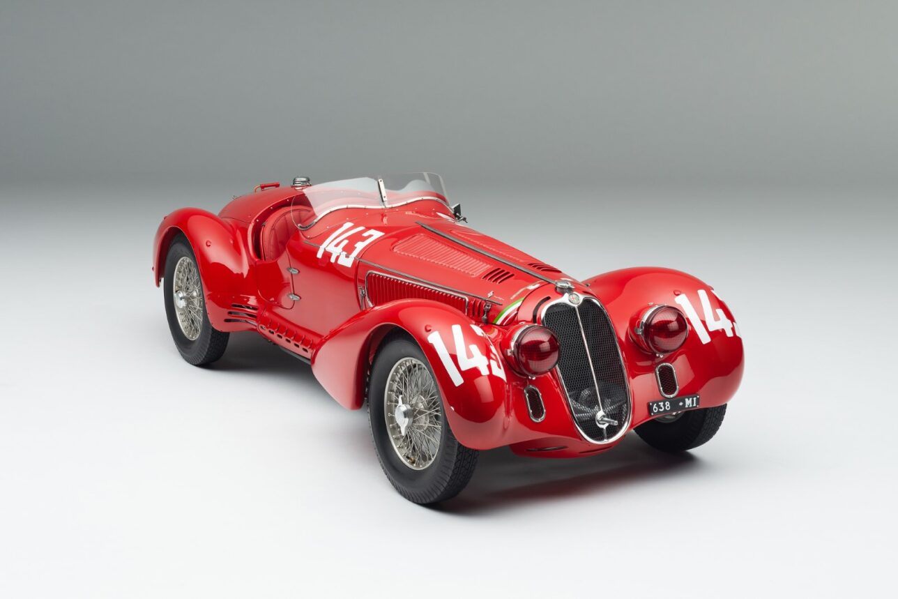 Amalgam 1:8 Alfa Romeo 8C 2900 - #143 1938 Mille Miglia