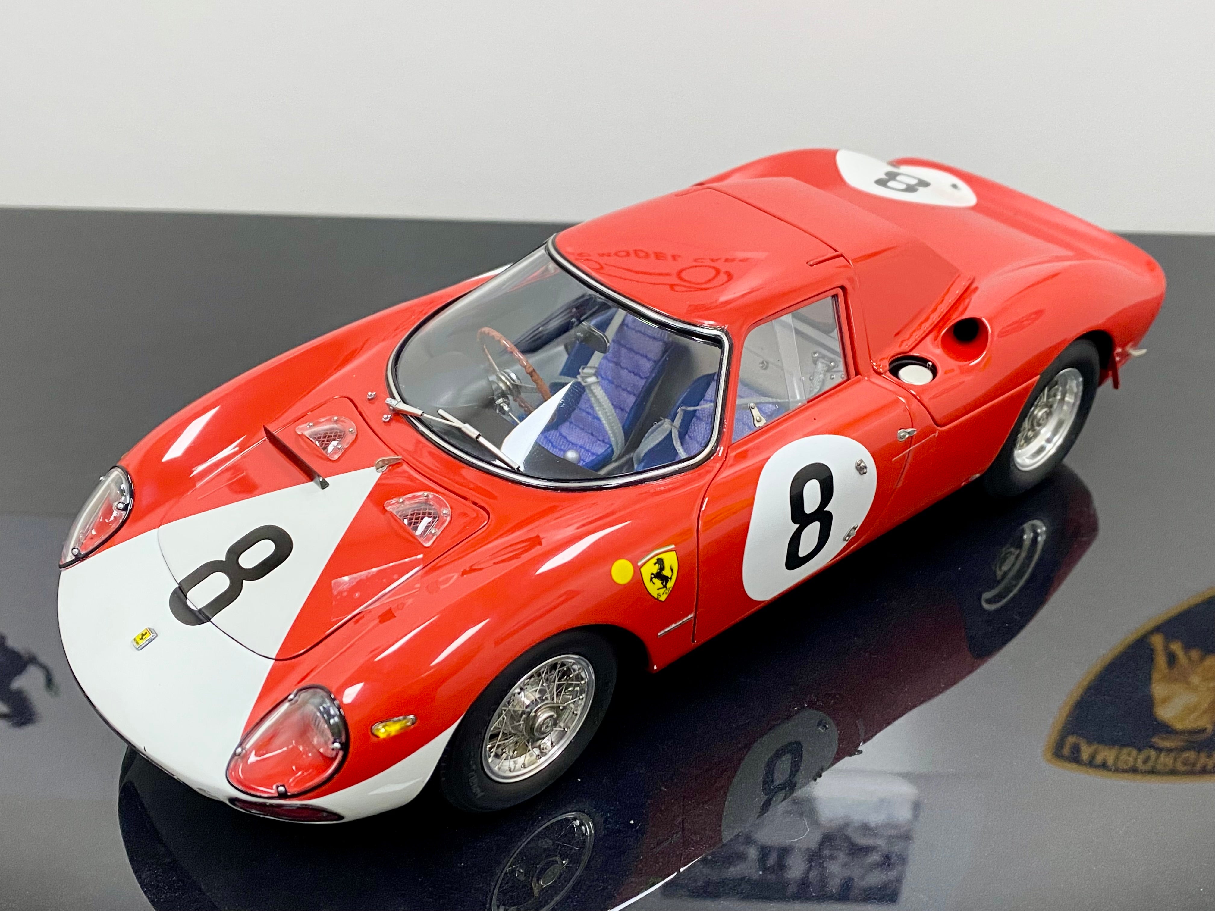 IN STOCK! CMC 1:18 scale Ferrari 250 LM M262 2nd Reims 12 hr 1964 #8
