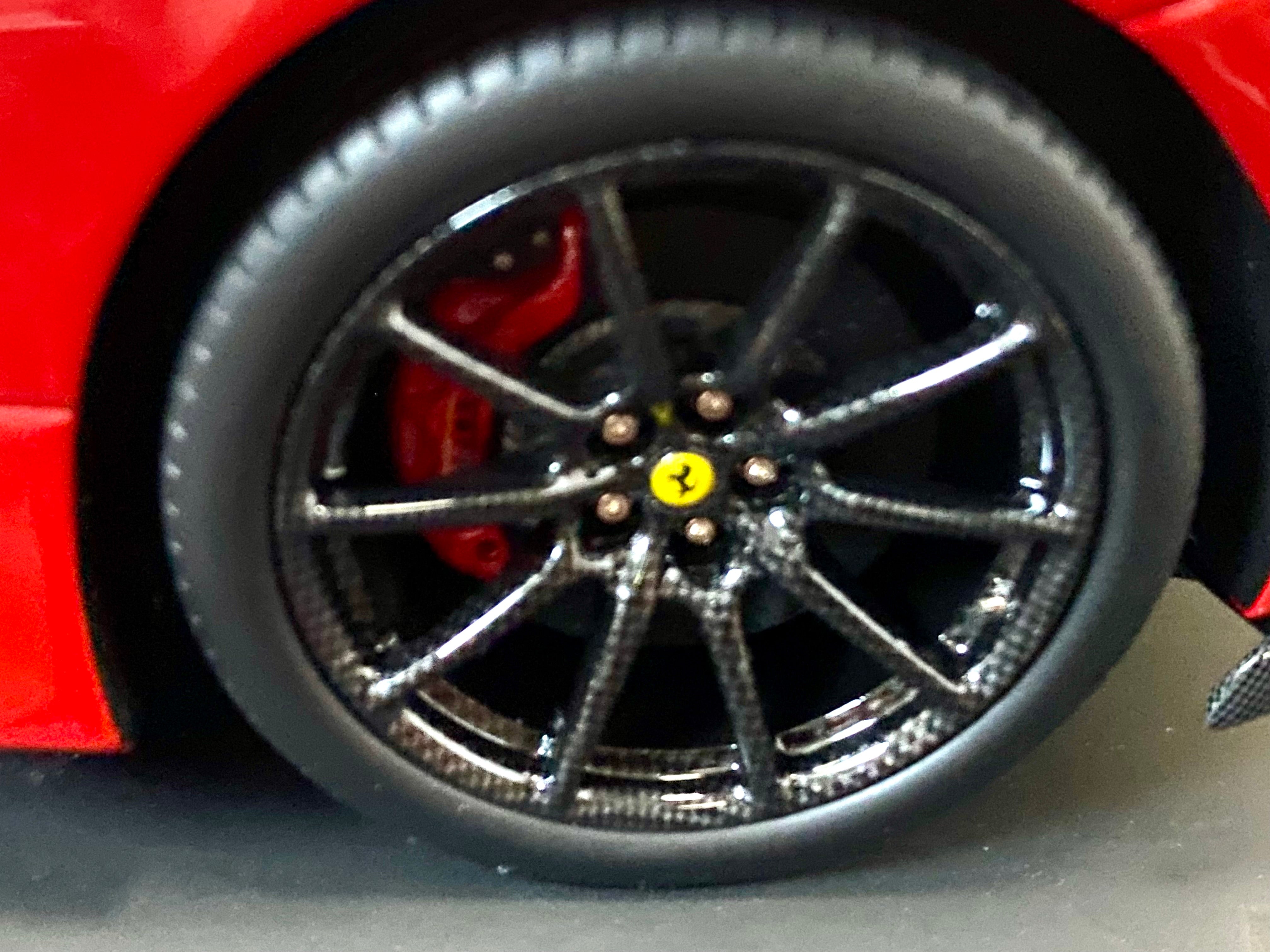 BBR Ferrari 488 Pista 1:18 scale Rosso Corsa carbon wheels