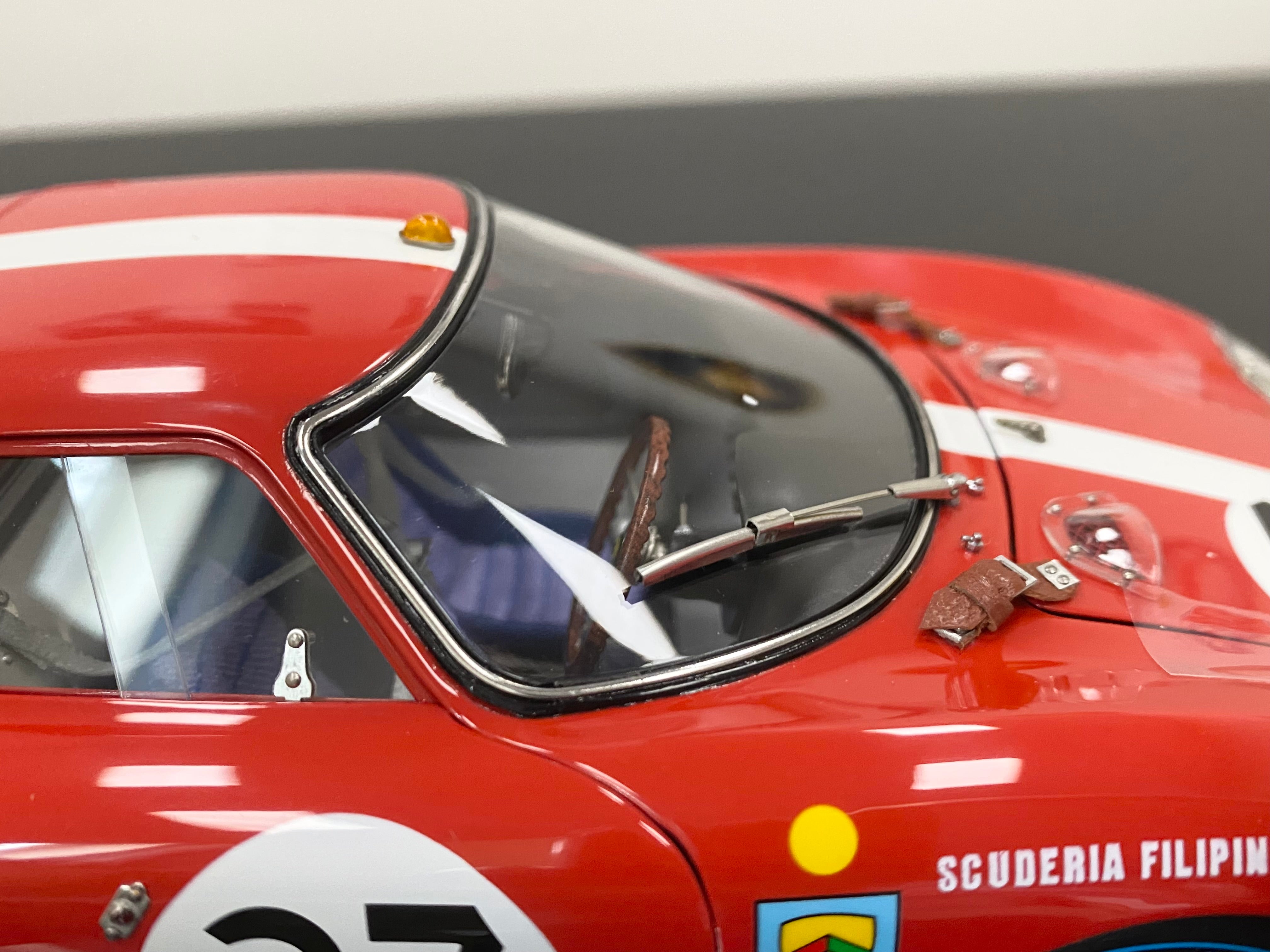 CMC 1:18 scale Ferrari 250 LM M265 #27 Le Mans 1965 Red