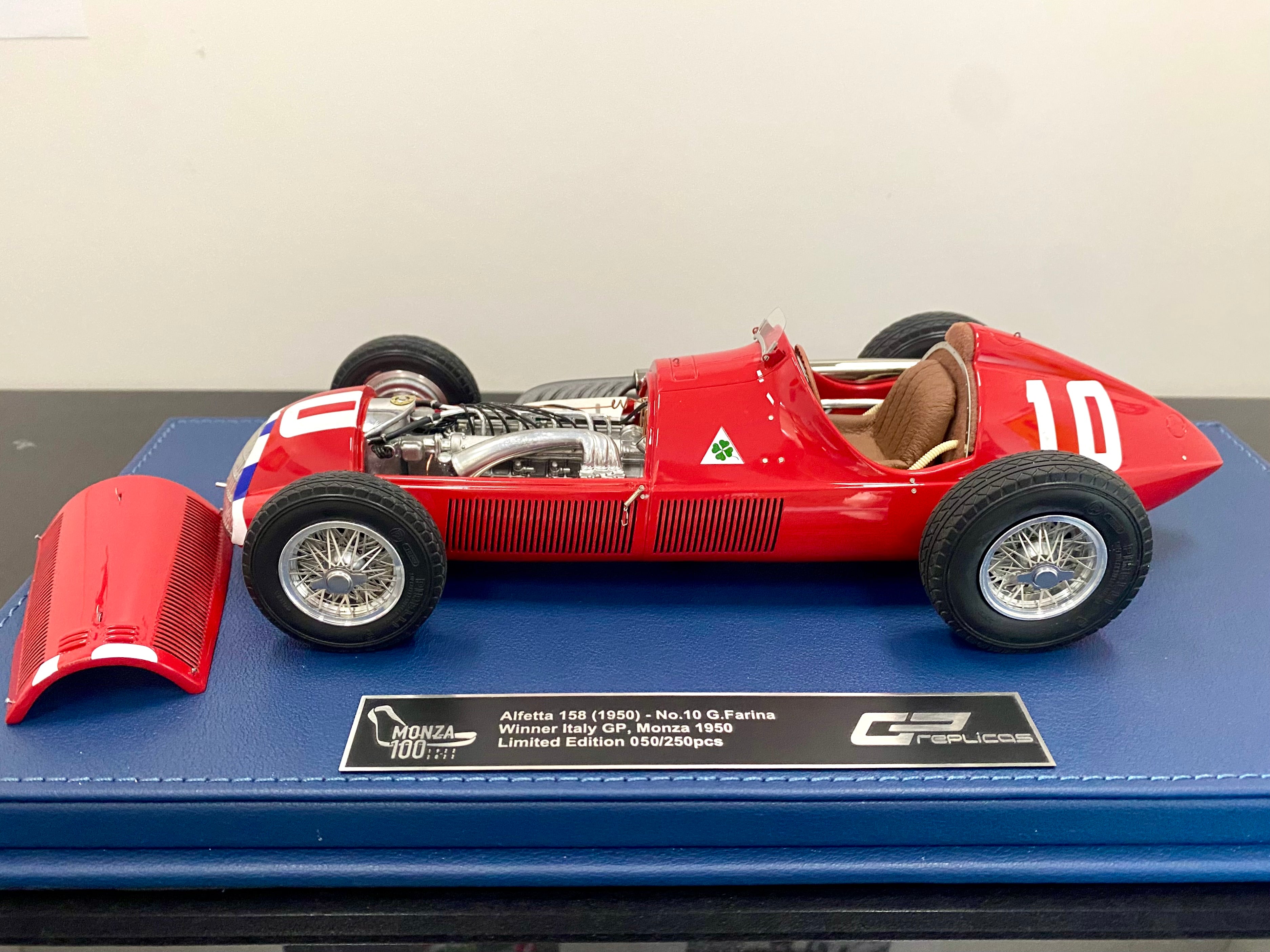 Alfa Romeo Alfetta 158 #10 Farina 1950 Monza 1:18 scale