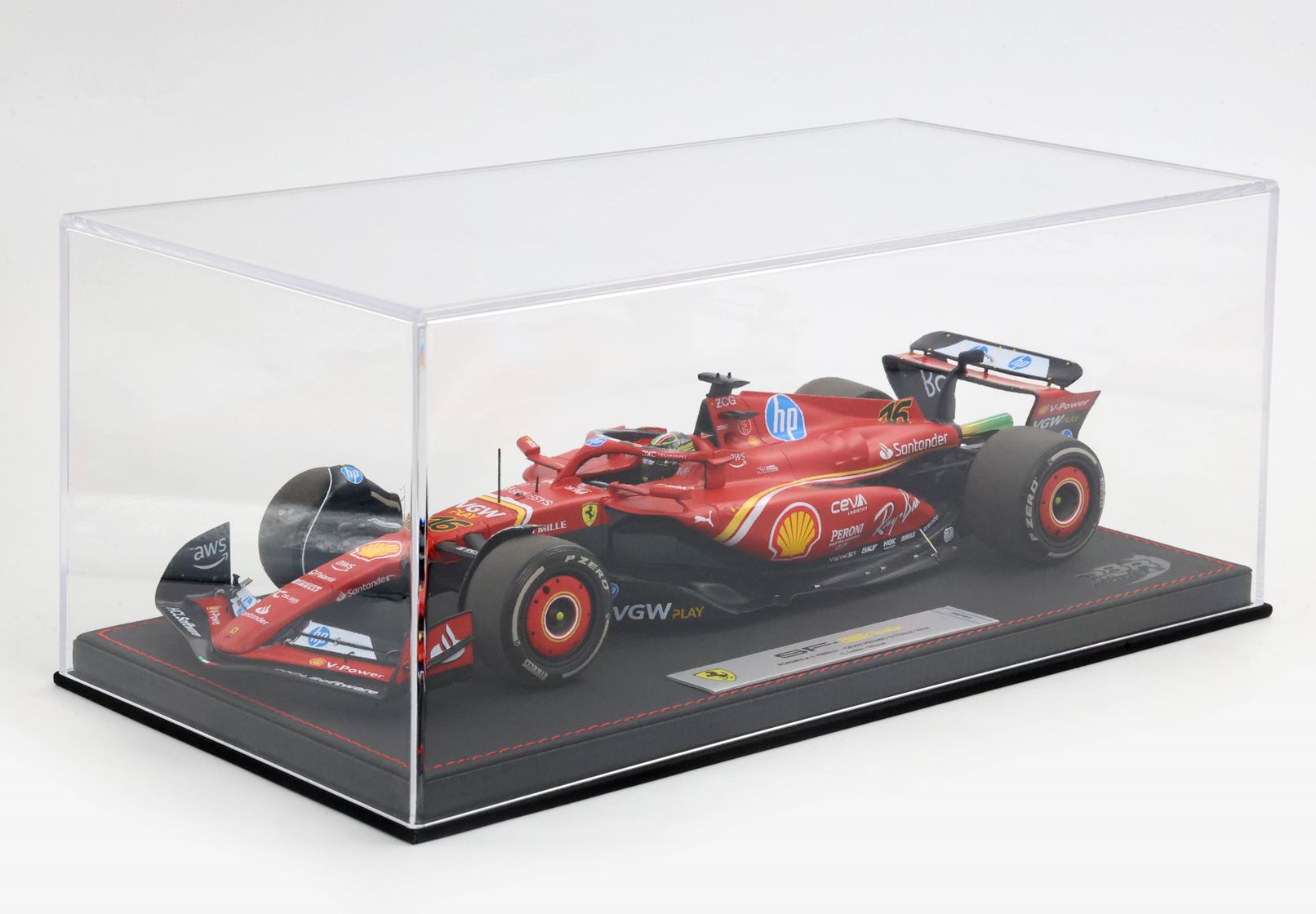 BBR 1:18 scale Ferrari SF-24 Italian Grand PRix #16 LeClearc