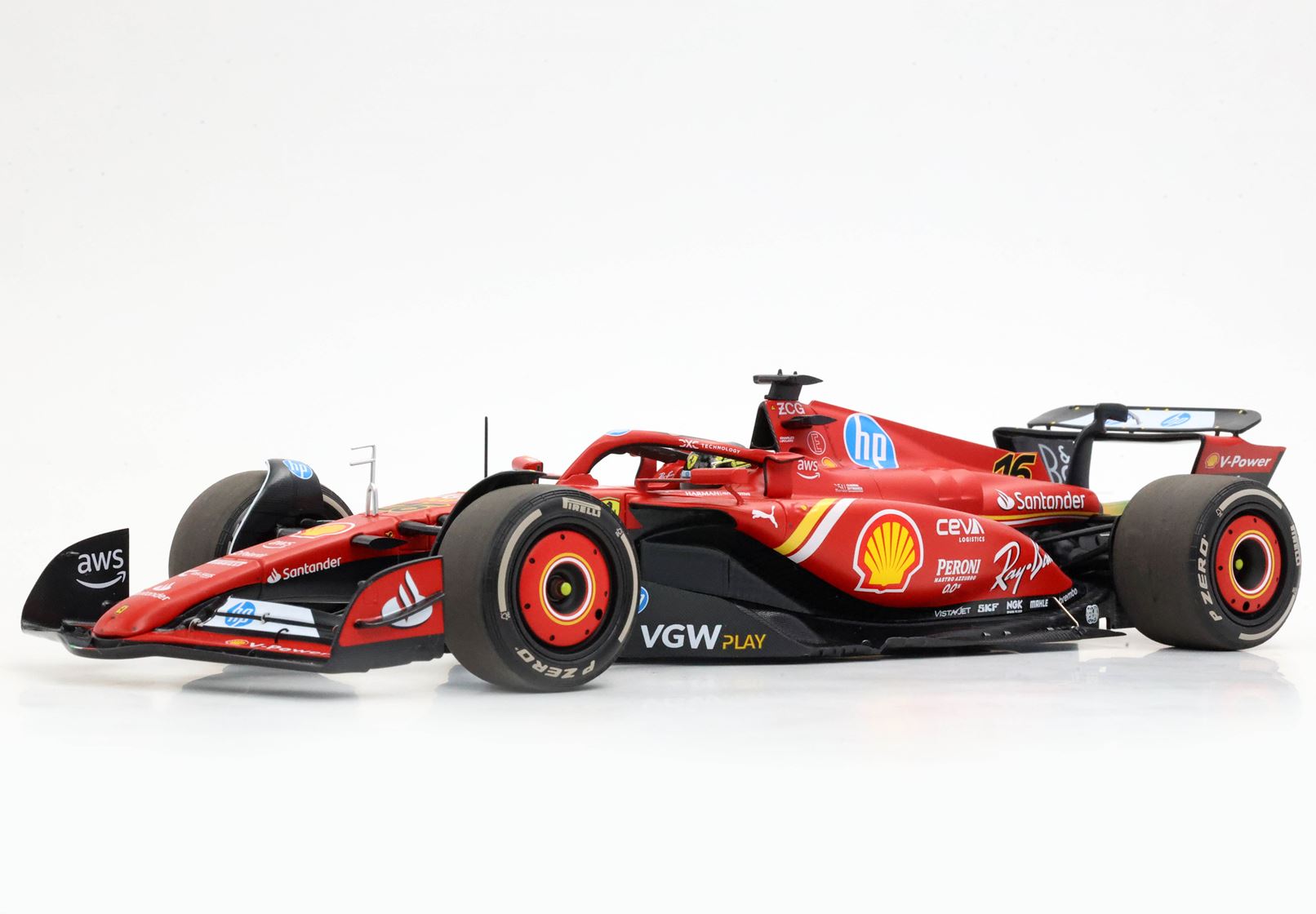 BBR 1:18 scale Ferrari SF-24 Italian Grand PRix #16 LeClearc