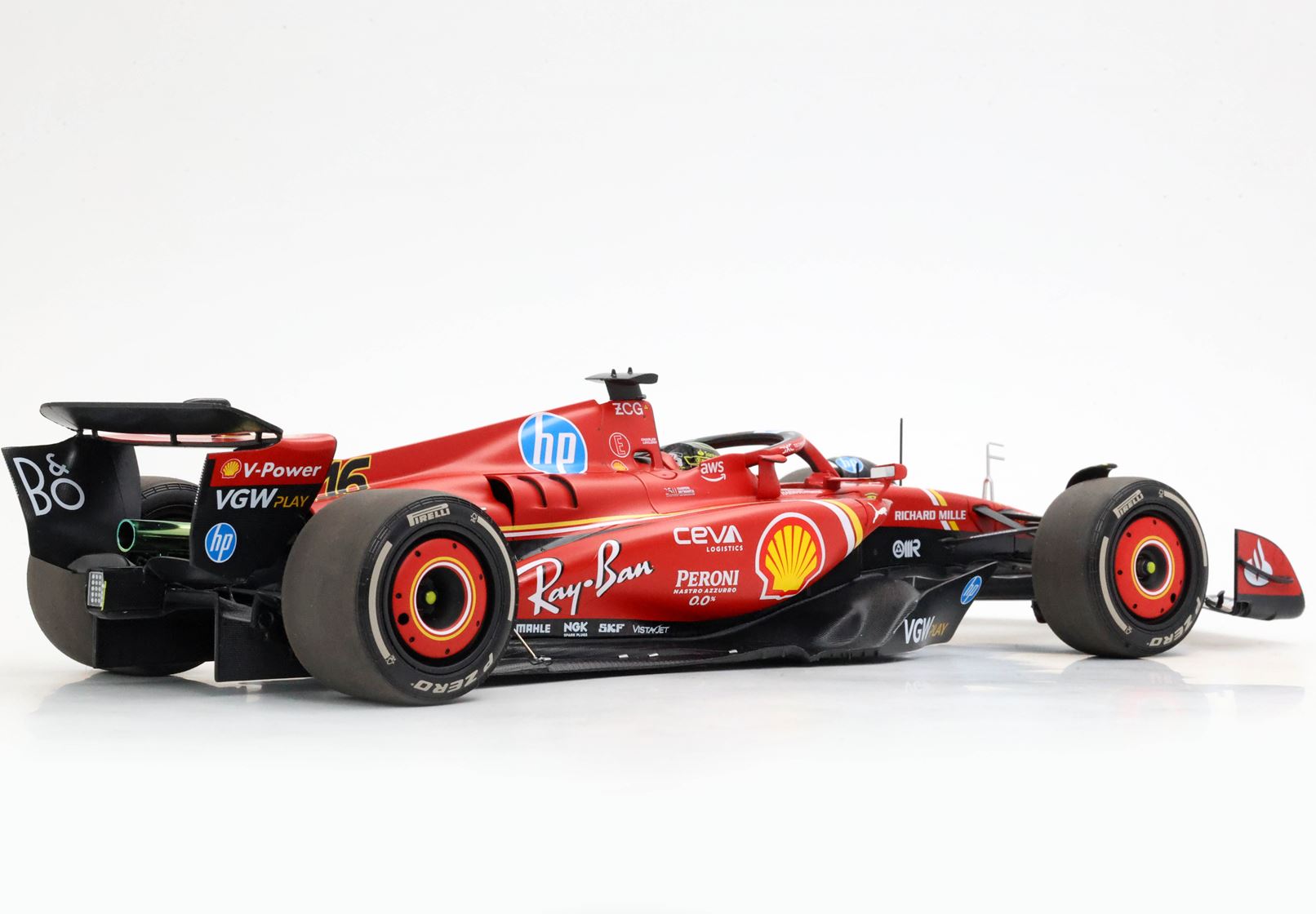 BBR 1:18 scale Ferrari SF-24 Italian Grand PRix #16 LeClearc