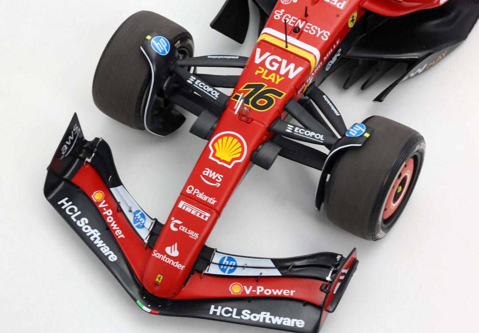 BBR 1:18 scale Ferrari SF-24 Italian Grand PRix #16 LeClearc
