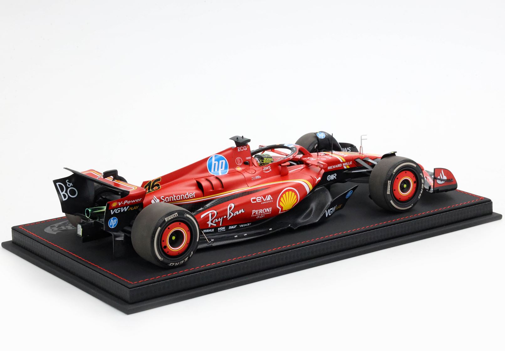 BBR 1:18 scale Ferrari SF-24 Italian Grand PRix #16 LeClearc