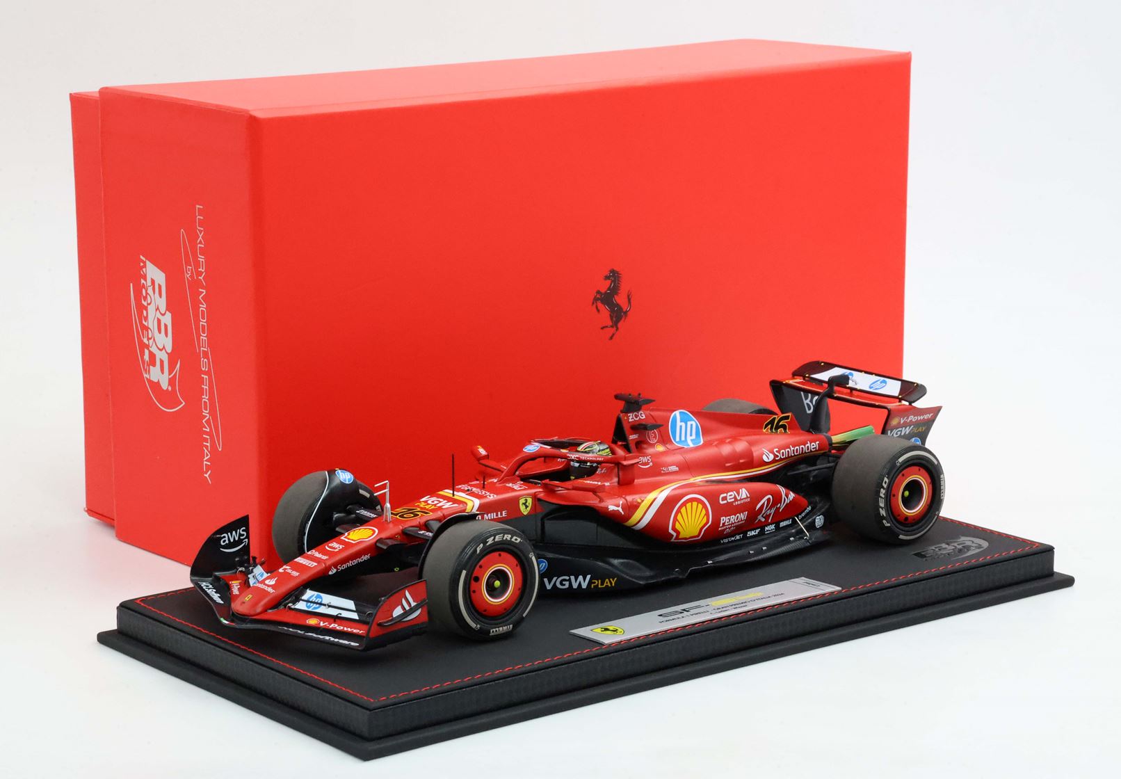 BBR 1:18 scale Ferrari SF-24 Italian Grand PRix #16 LeClearc