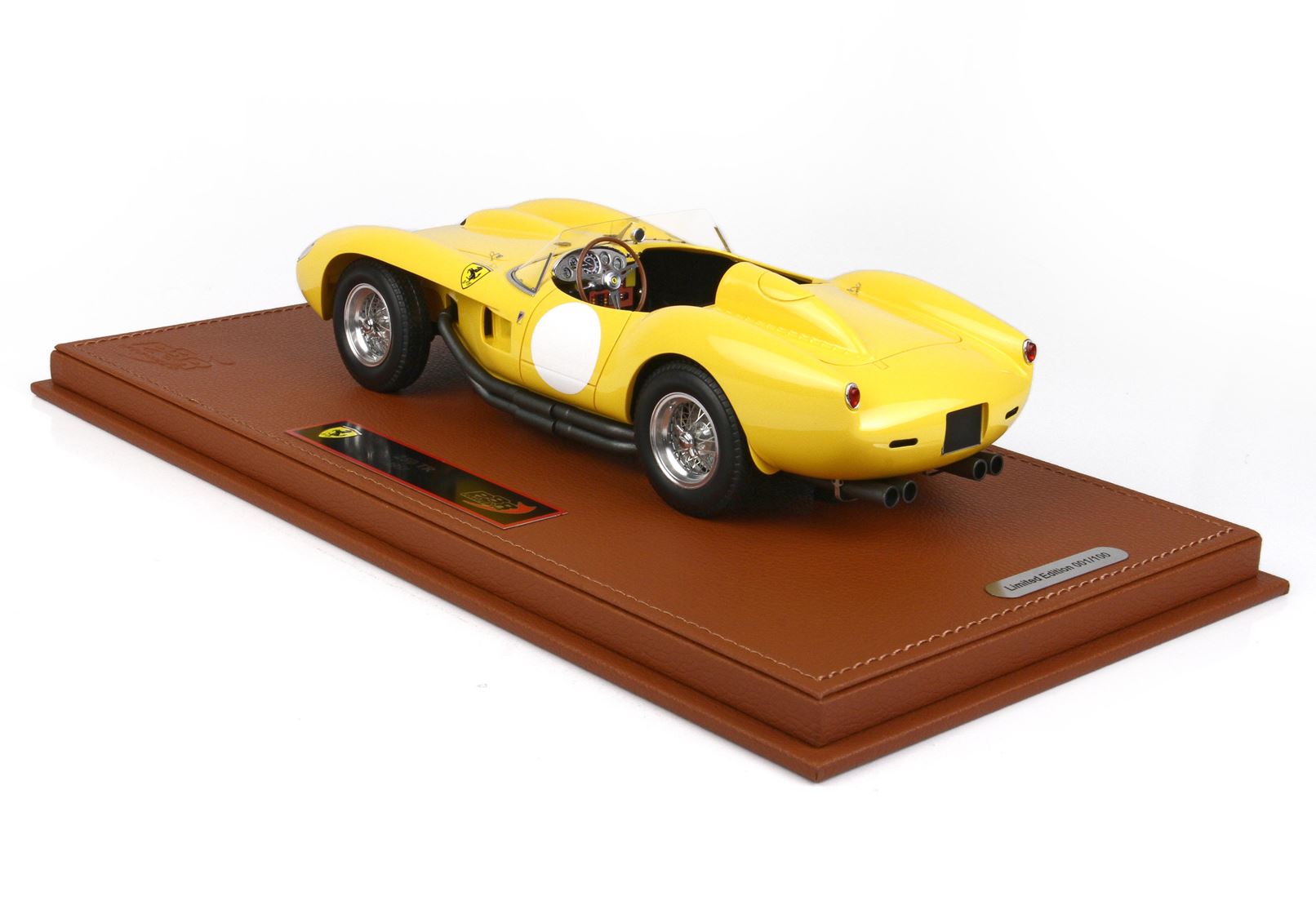 BBR 1957 Ferrari 250 TR 1:18 scale in Yellow