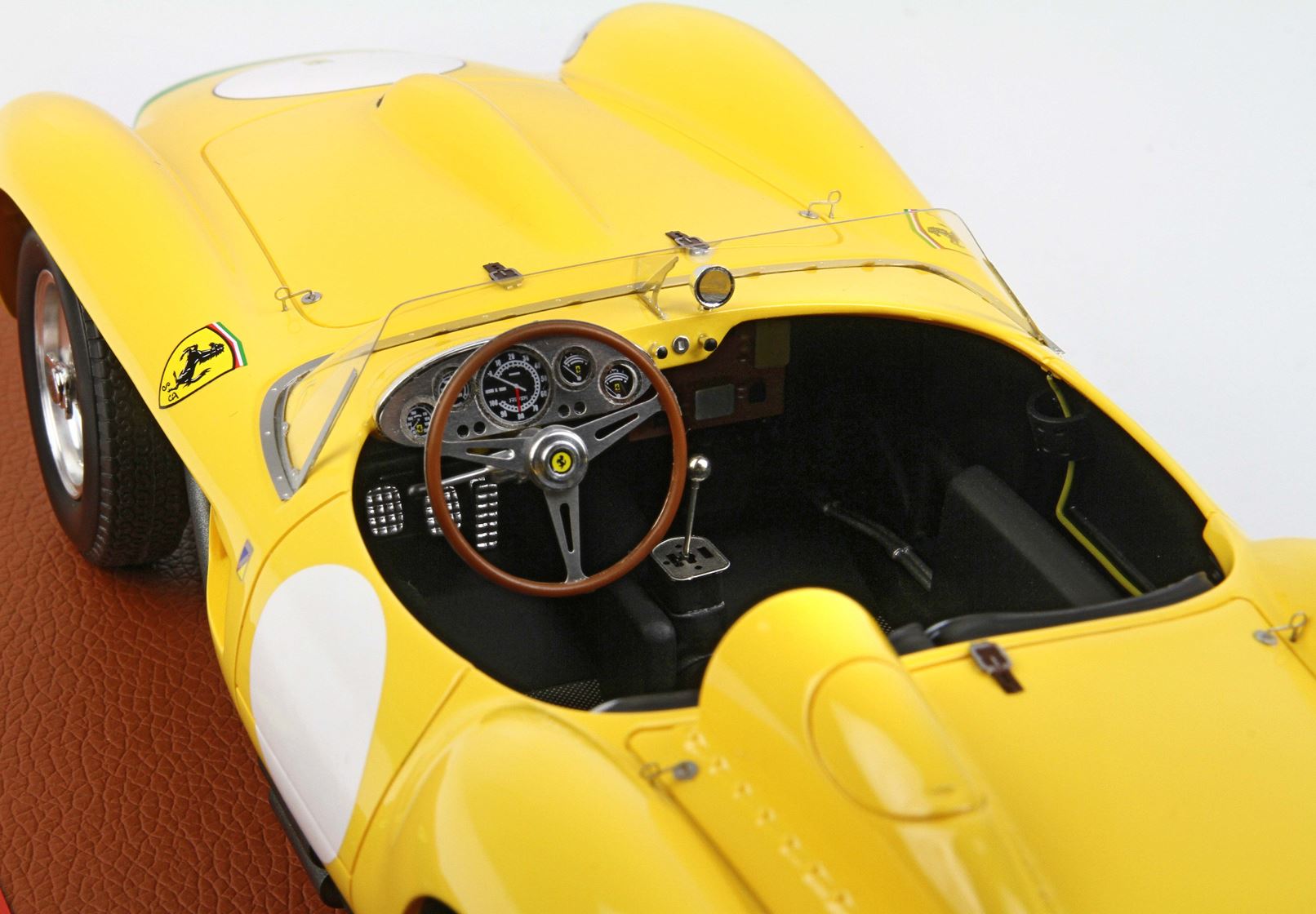 BBR 1957 Ferrari 250 TR 1:18 scale in Yellow