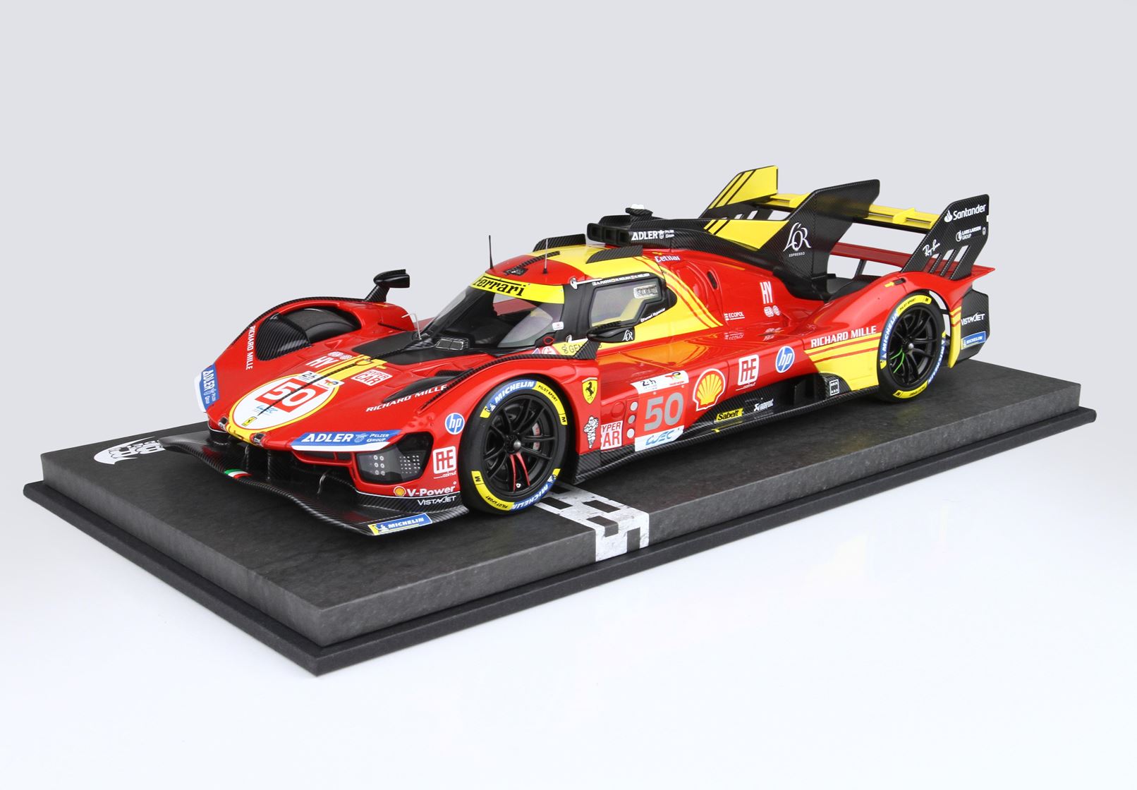 BBR 1:18 scale Ferrari 499P #50 2024 Le Mans Winner