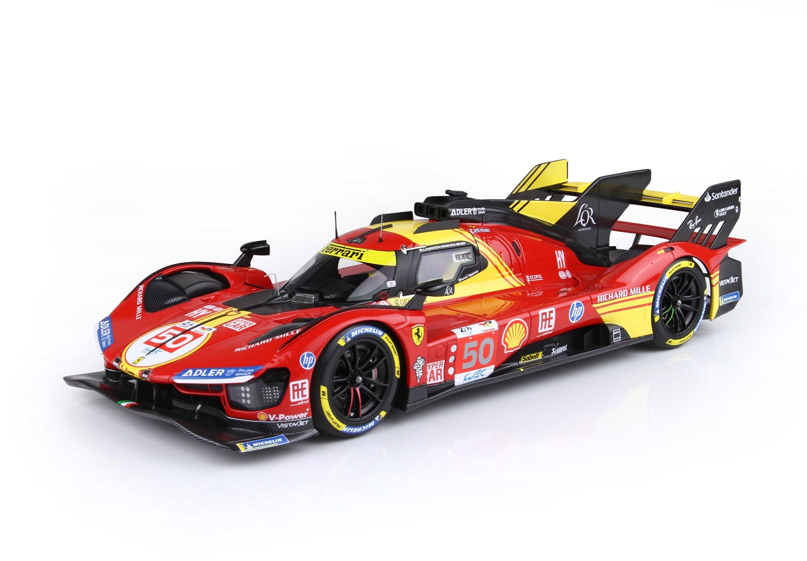 BBR 1:18 scale Ferrari 499P #50 2024 Le Mans Winner
