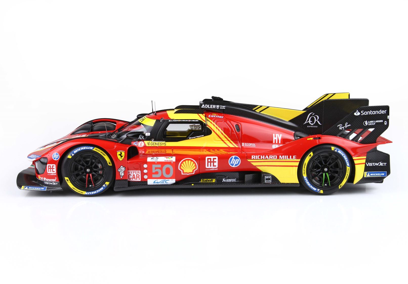 BBR 1:18 scale Ferrari 499P #50 2024 Le Mans Winner