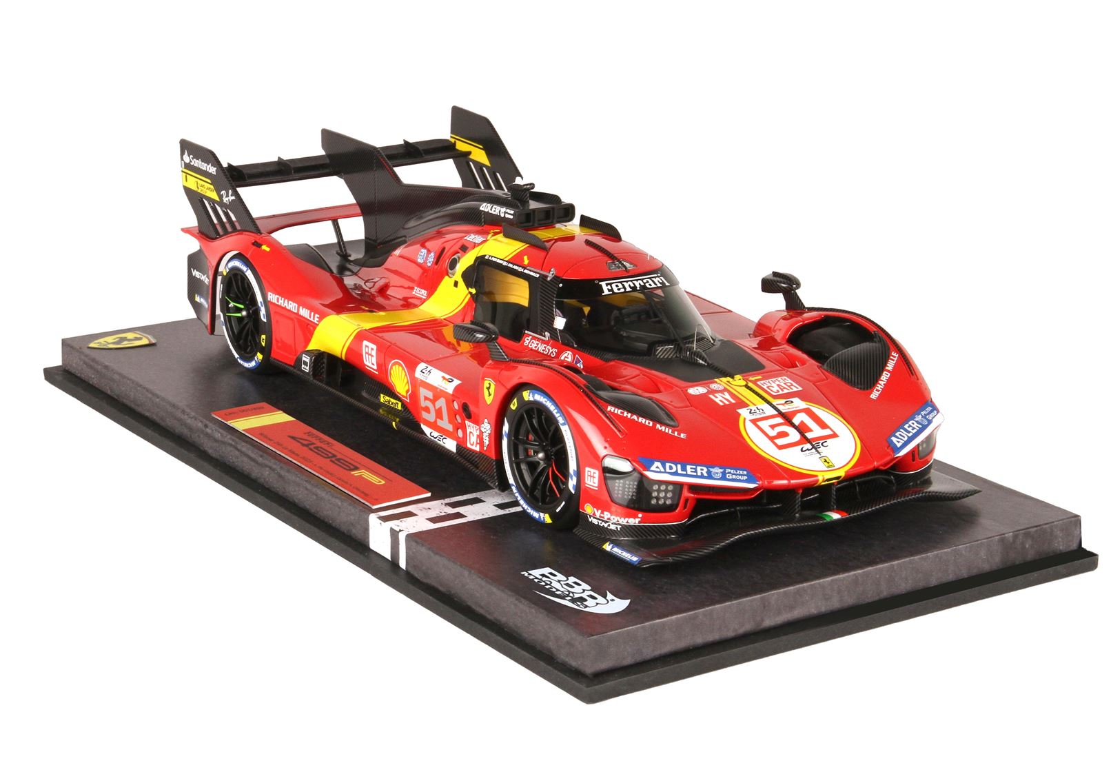 BBR 1:18 scale Ferrari 499P #51 2023 Le Mans winner