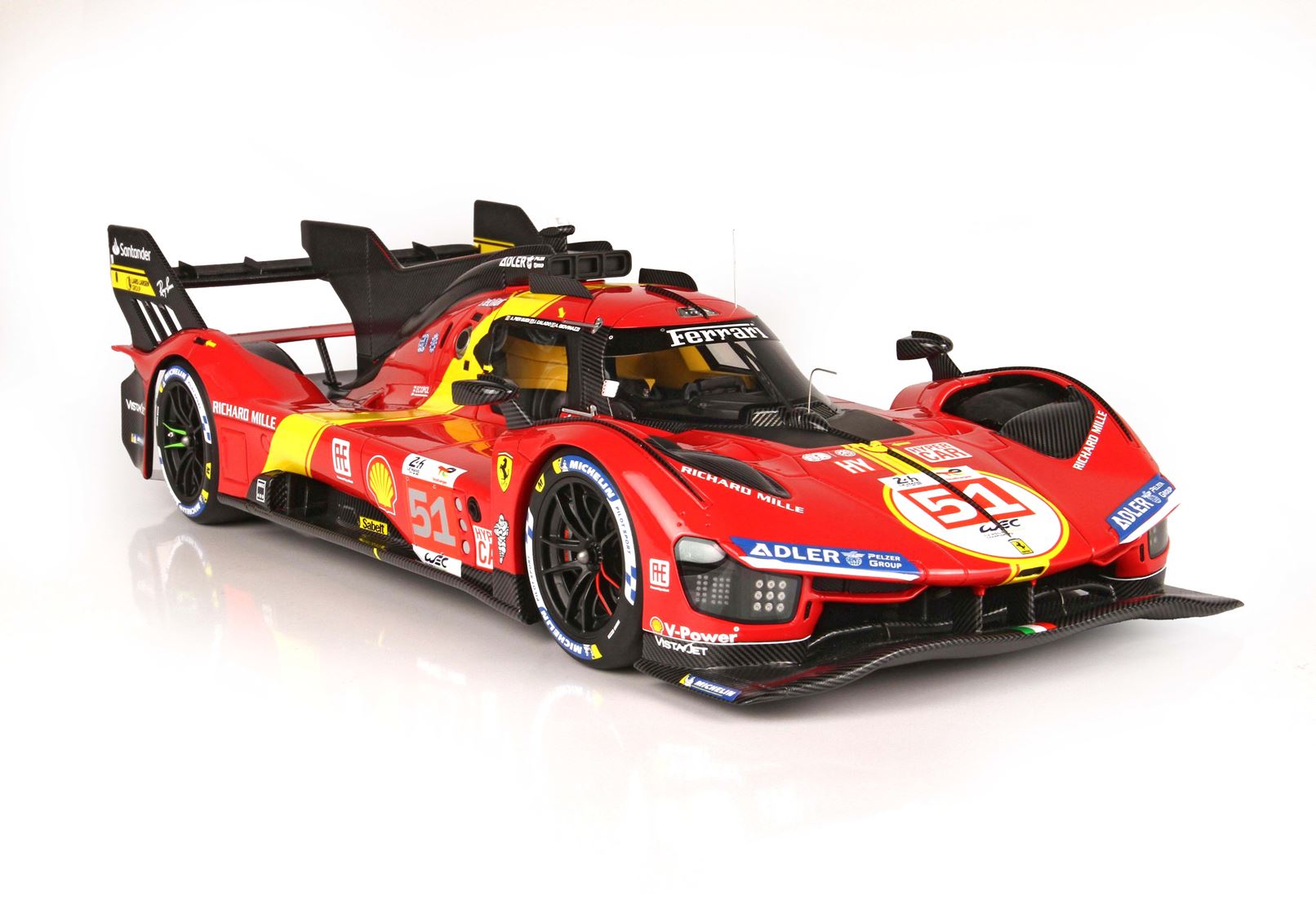 BBR 1:18 scale Ferrari 499P #51 2023 Le Mans winner