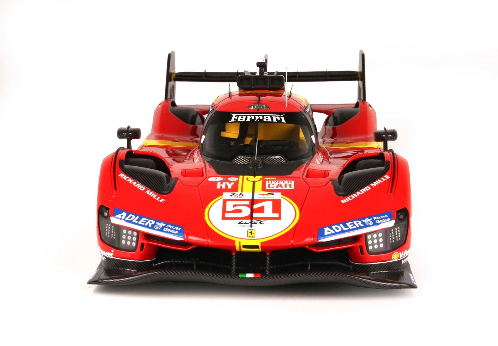 BBR 1:18 scale Ferrari 499P #51 2023 Le Mans winner